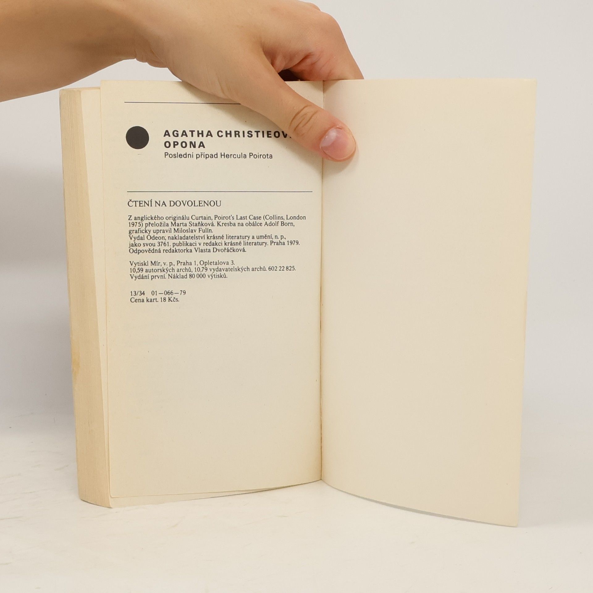 Agatha Christie Opona