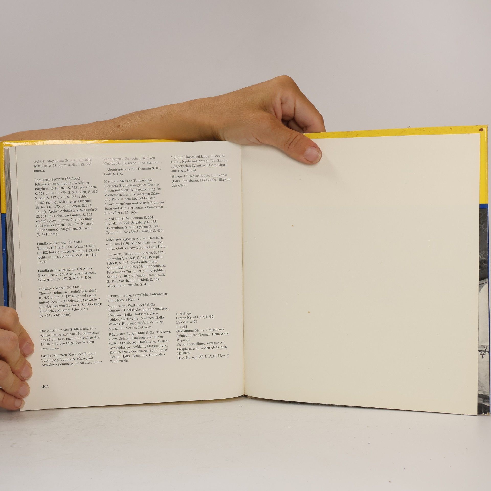 kolektiv Die Bau-und Kunstdenkmale in der DDR. Bezirk Neubrandenburg