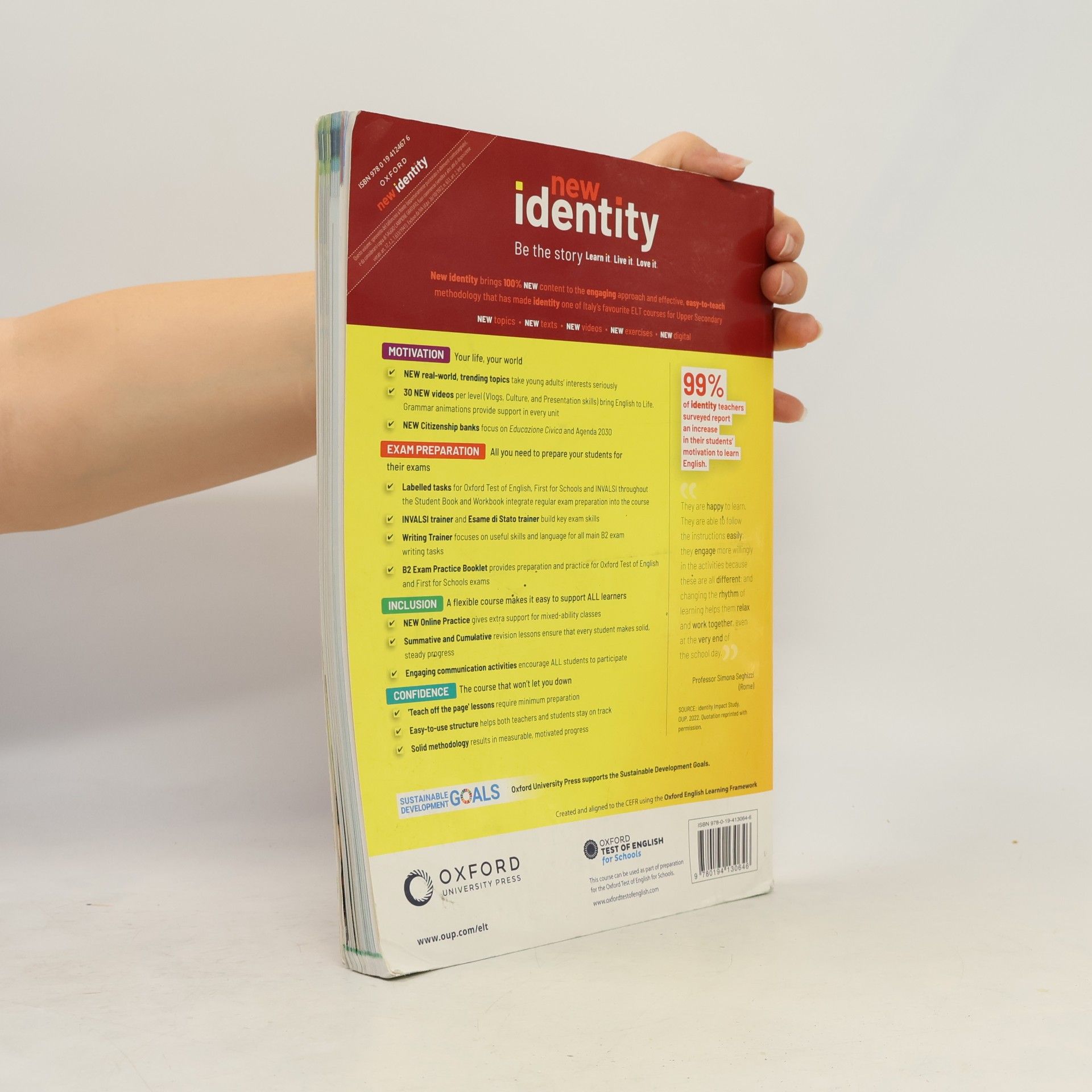 Carla Leonard New Identity B2 Student Book Work Book with Digital Pack (Italy)