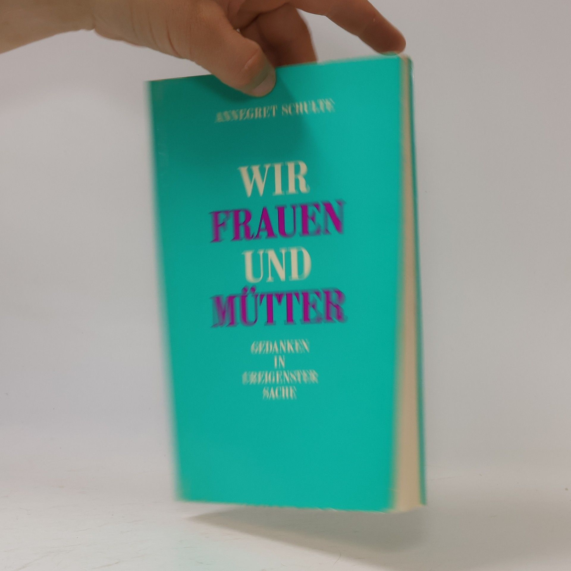 Schulte, Annegret Wir Frauen und Mütter - Gedanken in ureigenster Sache