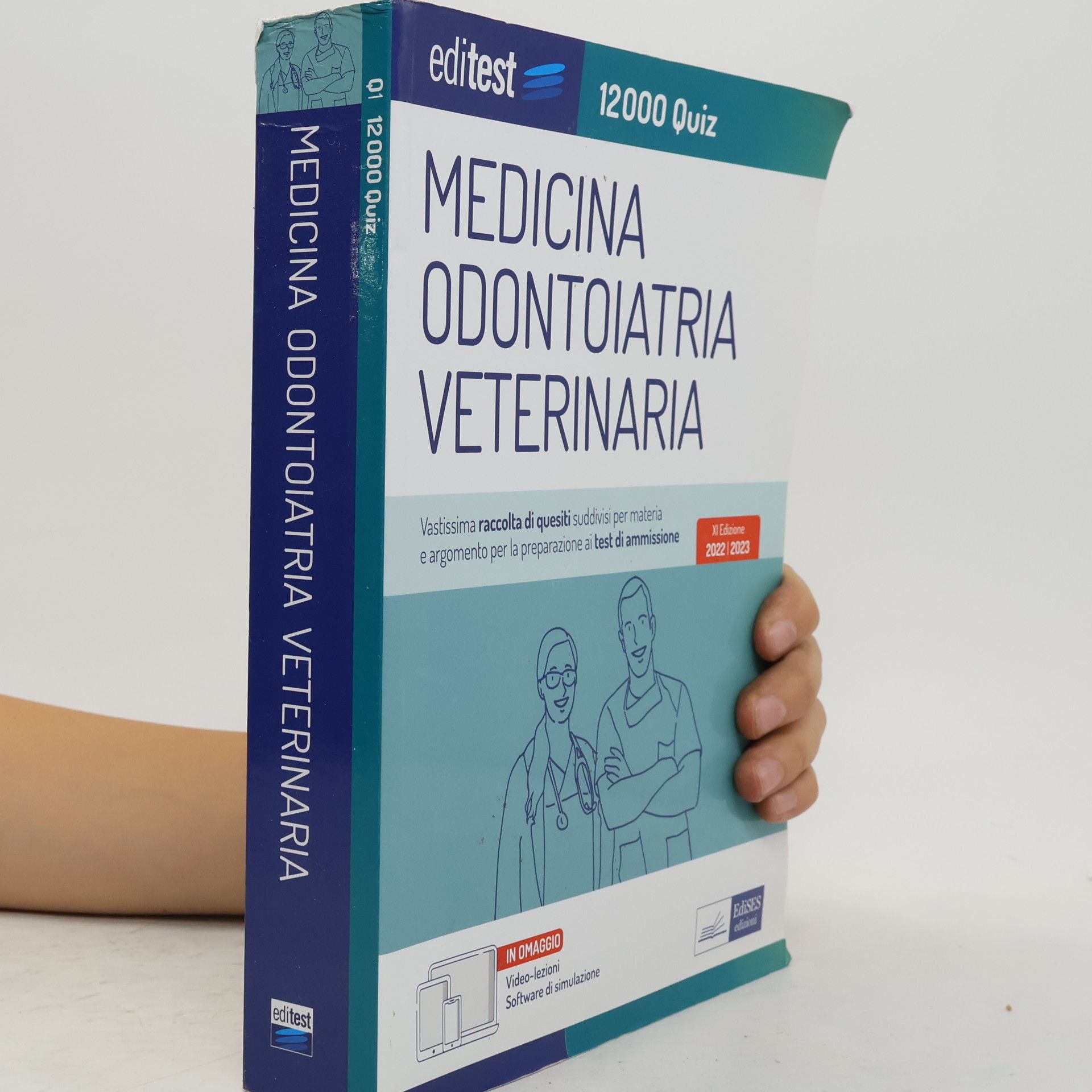 Autorenkollektiv EdiTest Ammissioni universitarie - Q1: Test ammissione Medicina, Odontoiatria, Veterinaria 2022