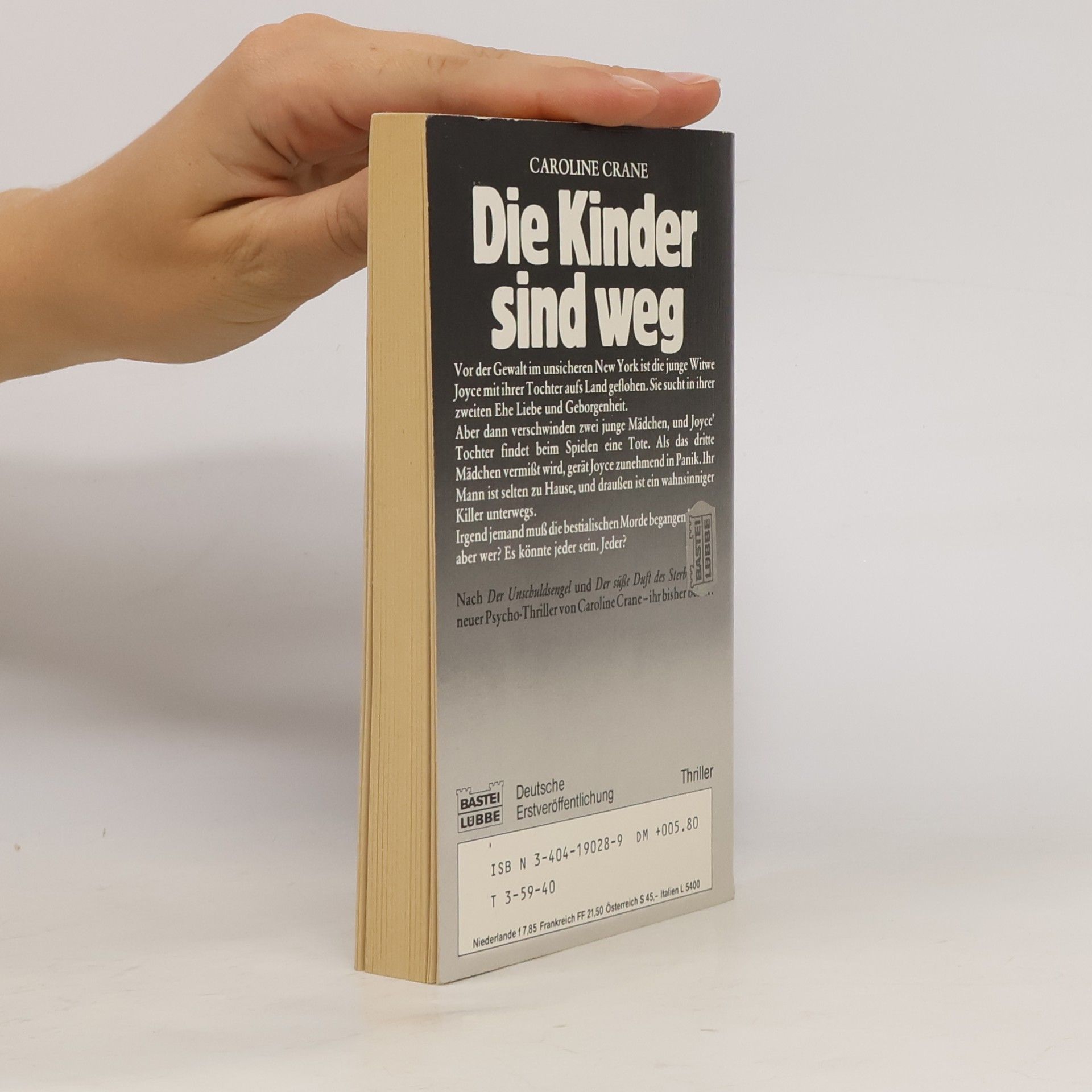 Caroline Crane Die Kinder sind weg