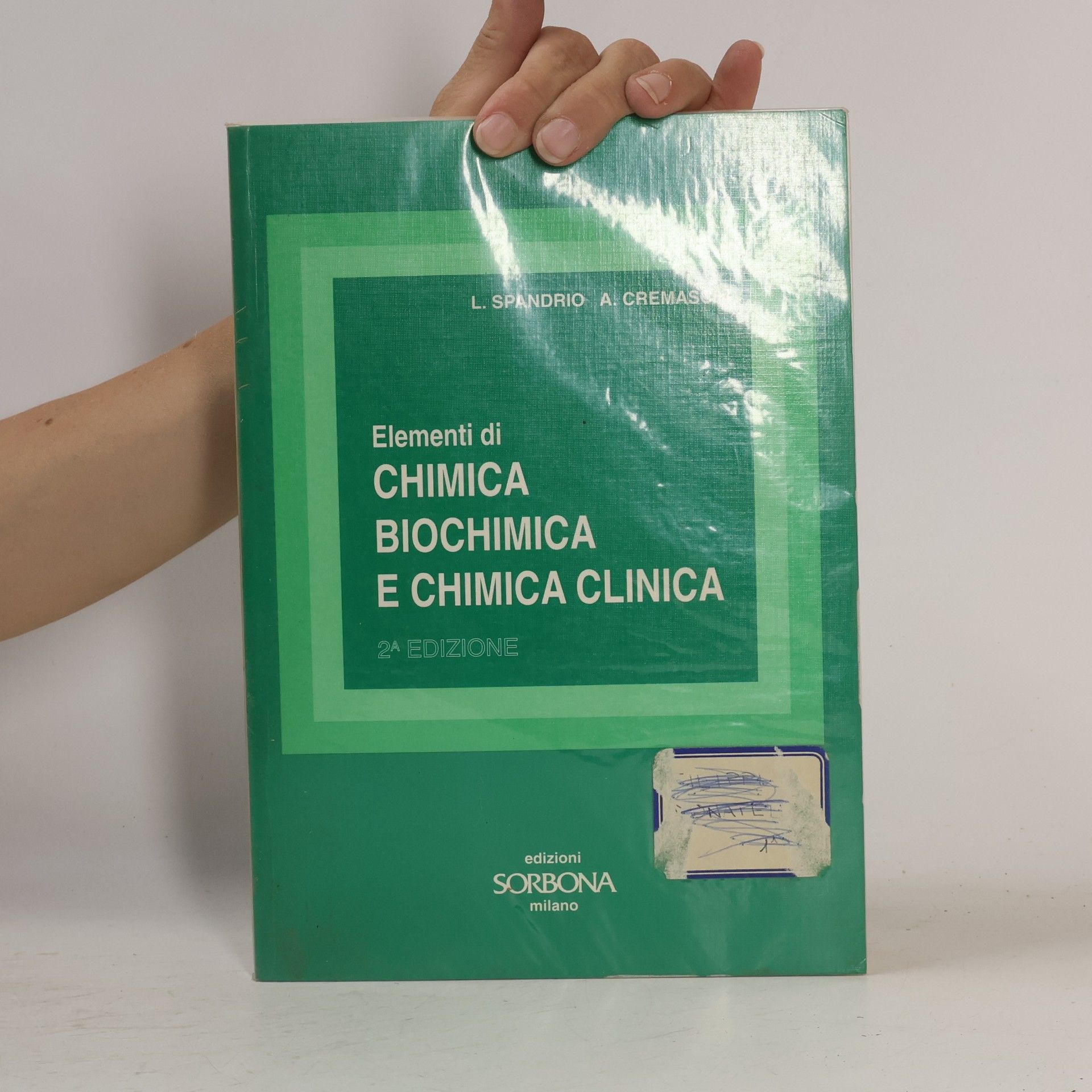 Luigi Spandrio Elementi di chimica, biochimica e chimica clinica - 2a edizione