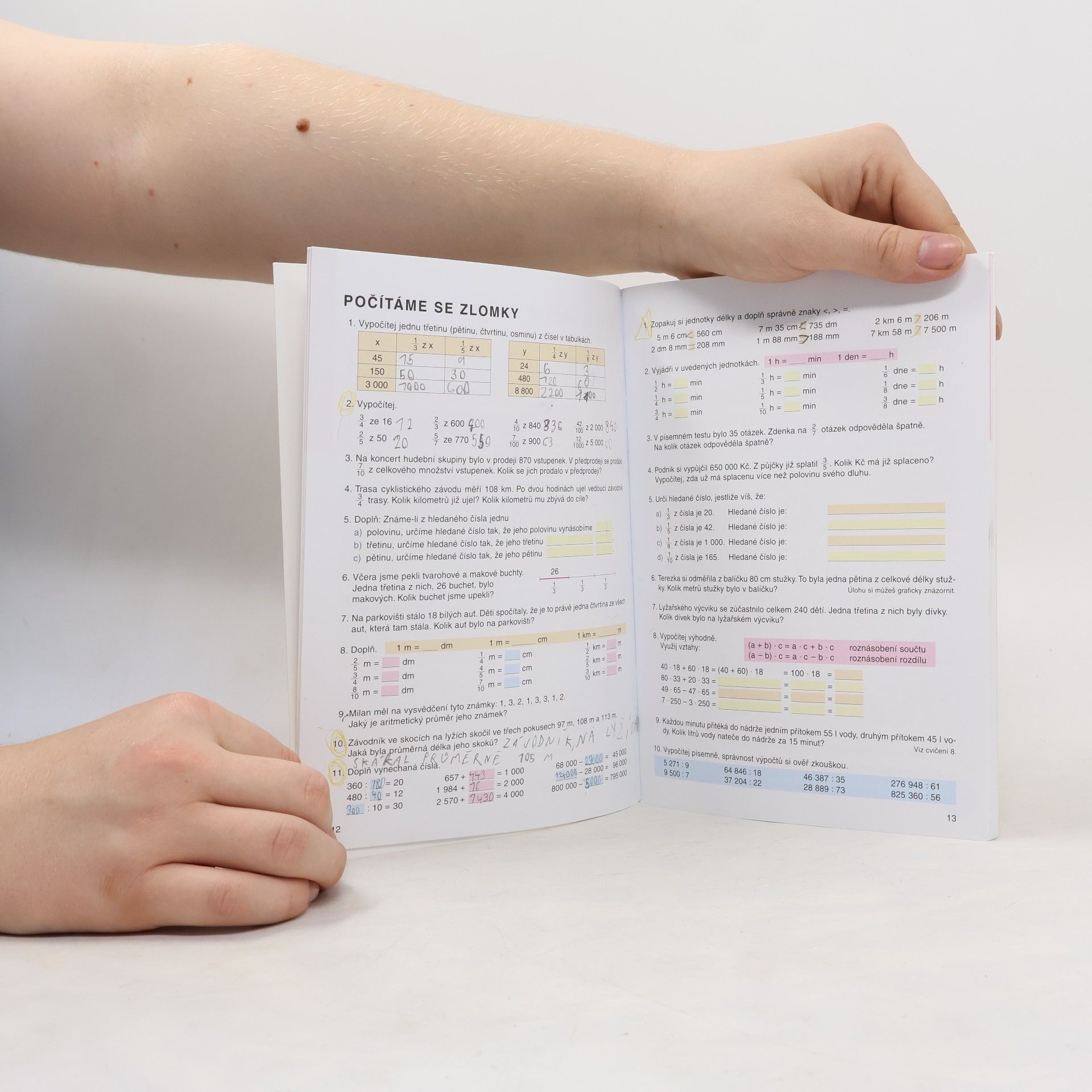 Jaroslava Justová Matematika pro 5. ročník základních škol (3. díl)