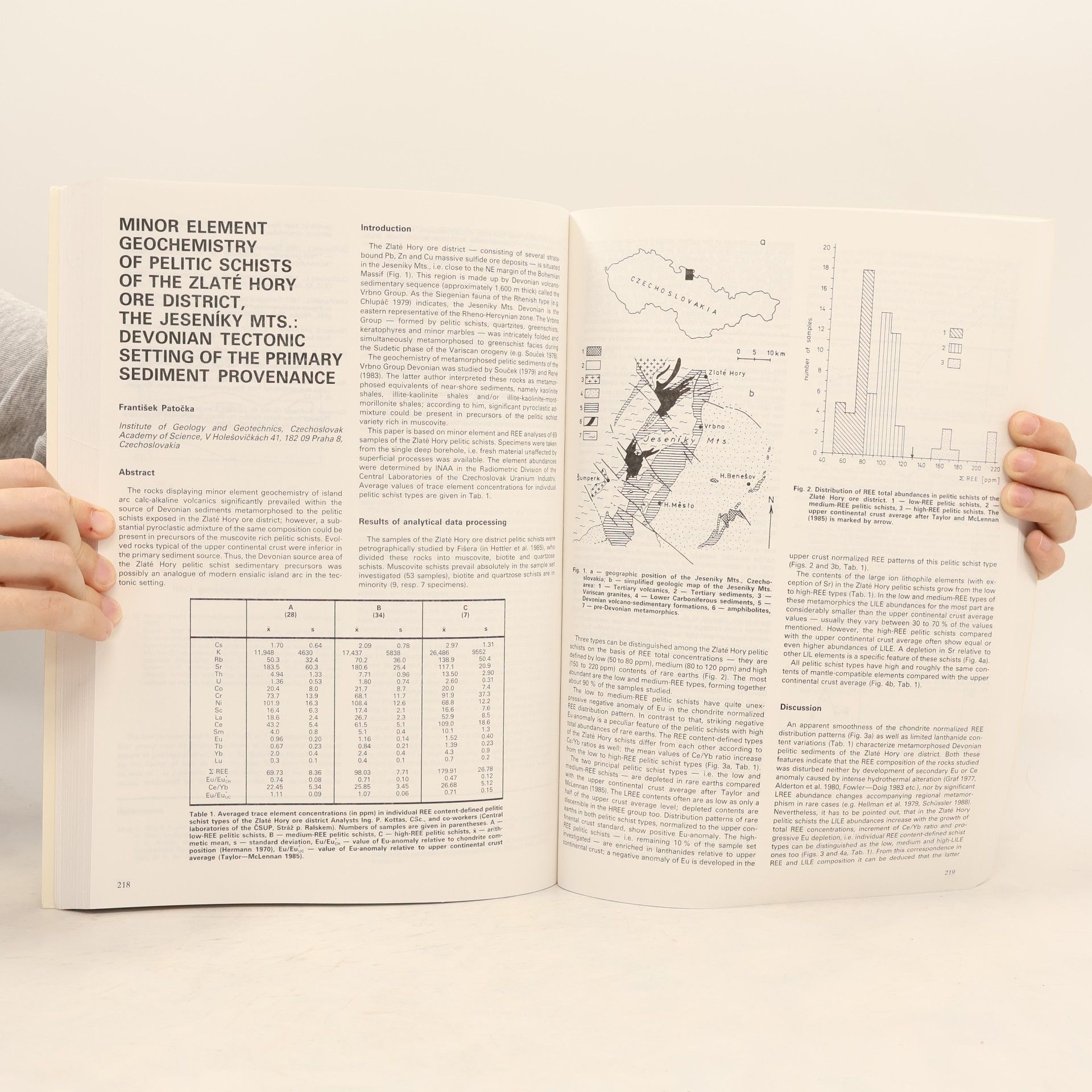 Zdeněk Kukal Proceedings of the 1st International Conference on the Bohemian Massif