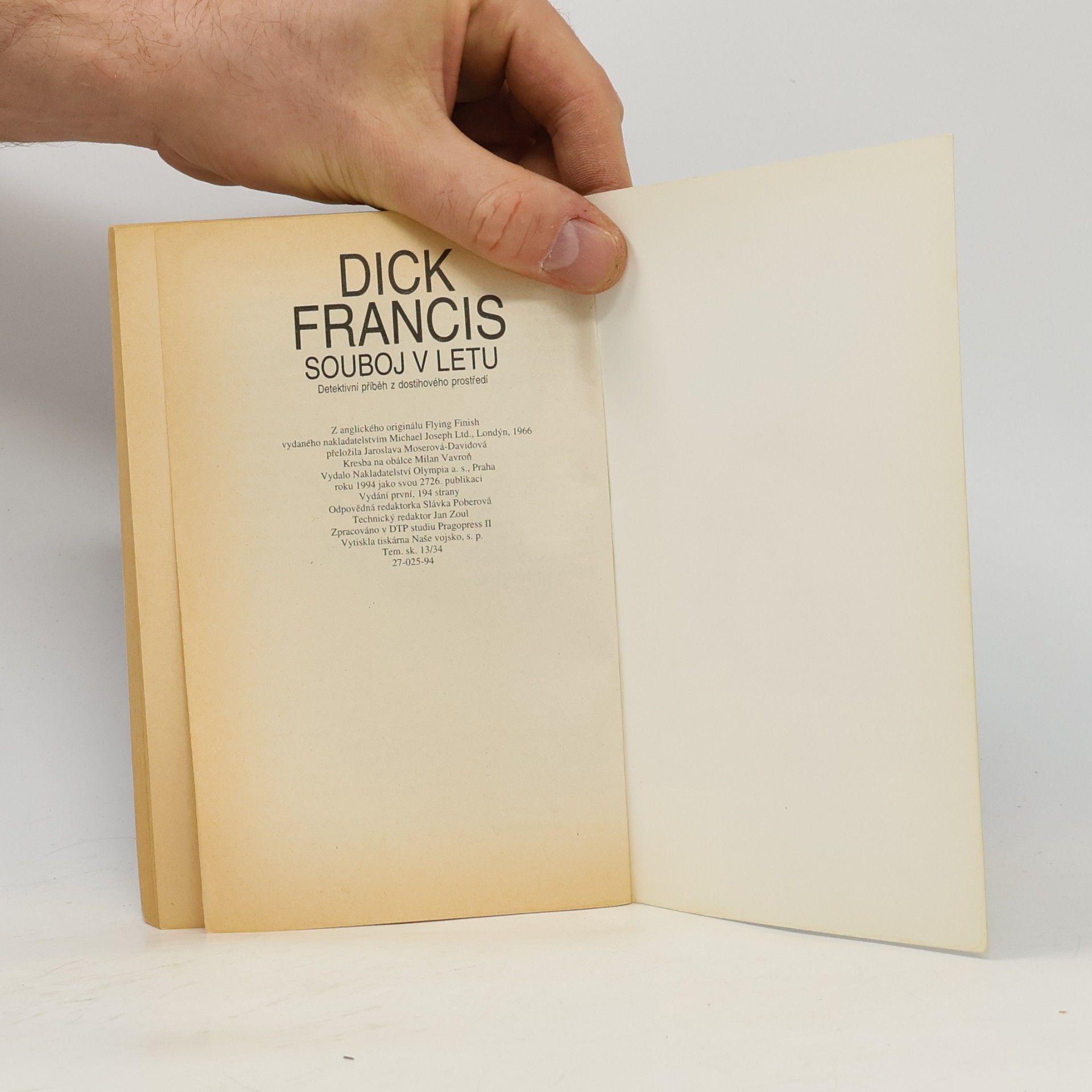 Dick Francis Souboj v letu
