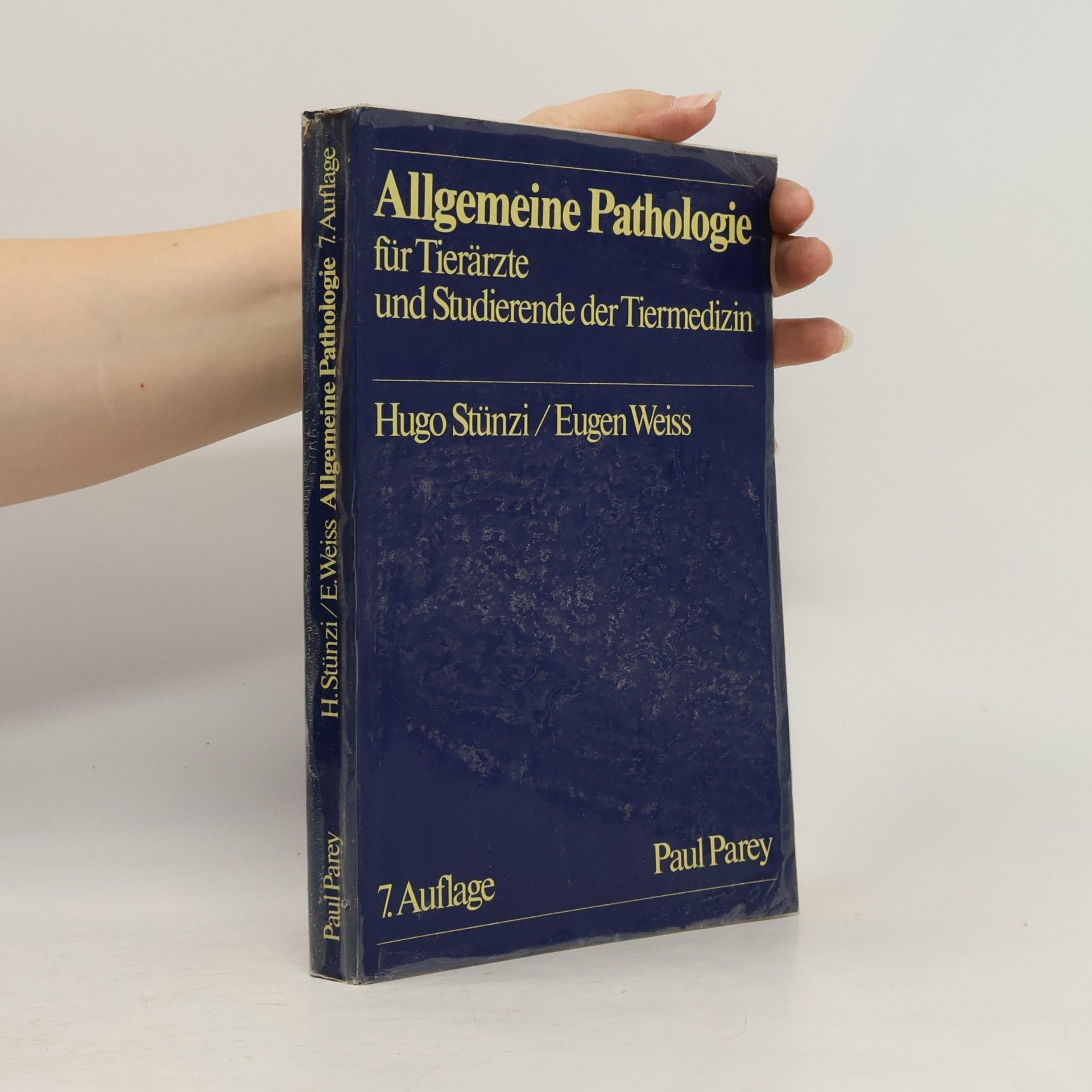 Klaus Dämmrich Allgemeine Pathologie für Tierärzte und Studierende der Tiermedizin - 7. Auflage