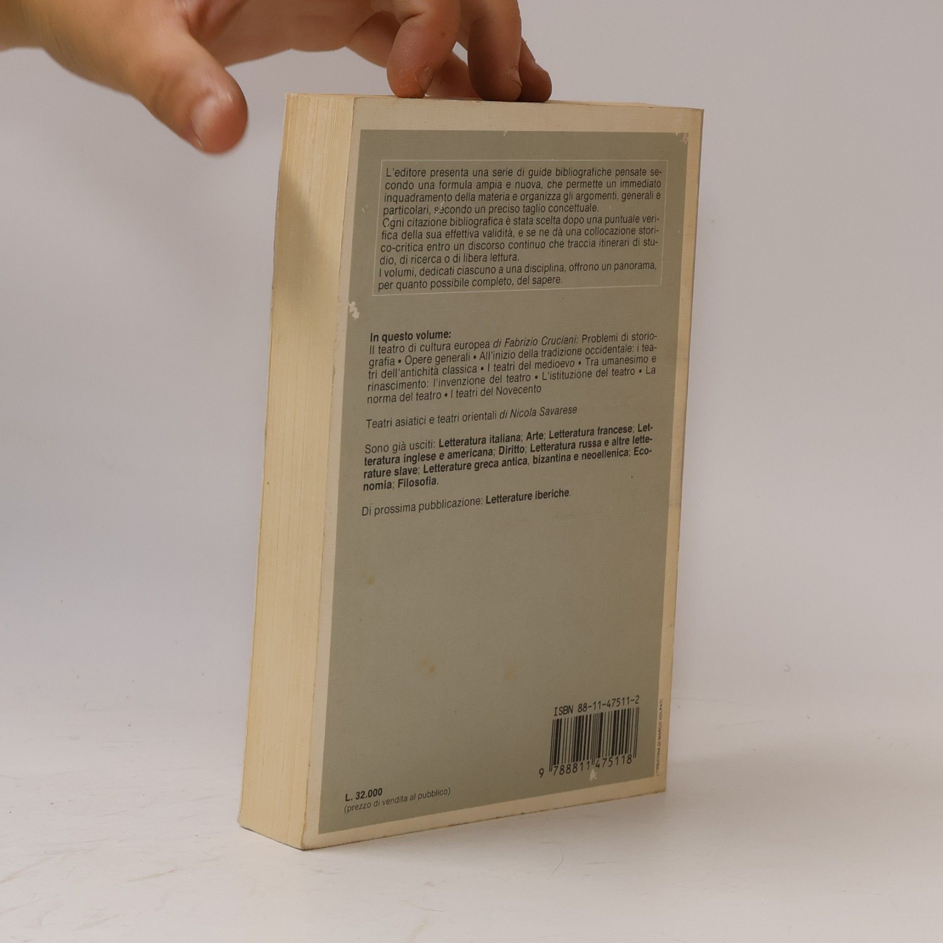 Fabrizio Cruciani Guide Bibliografiche: Teatro