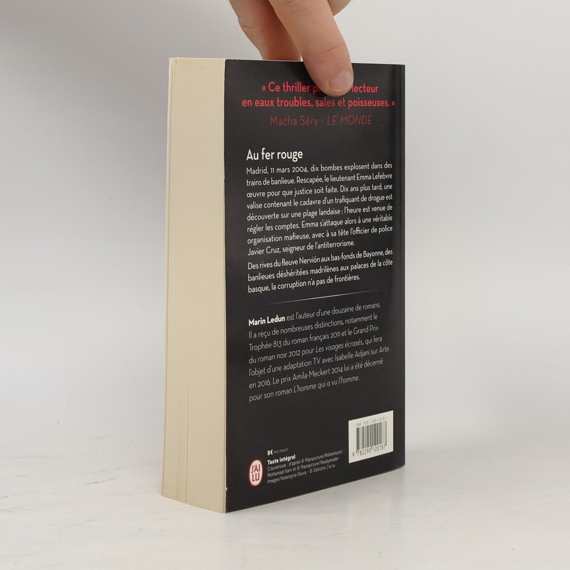 Marin Ledun Au fer rouge