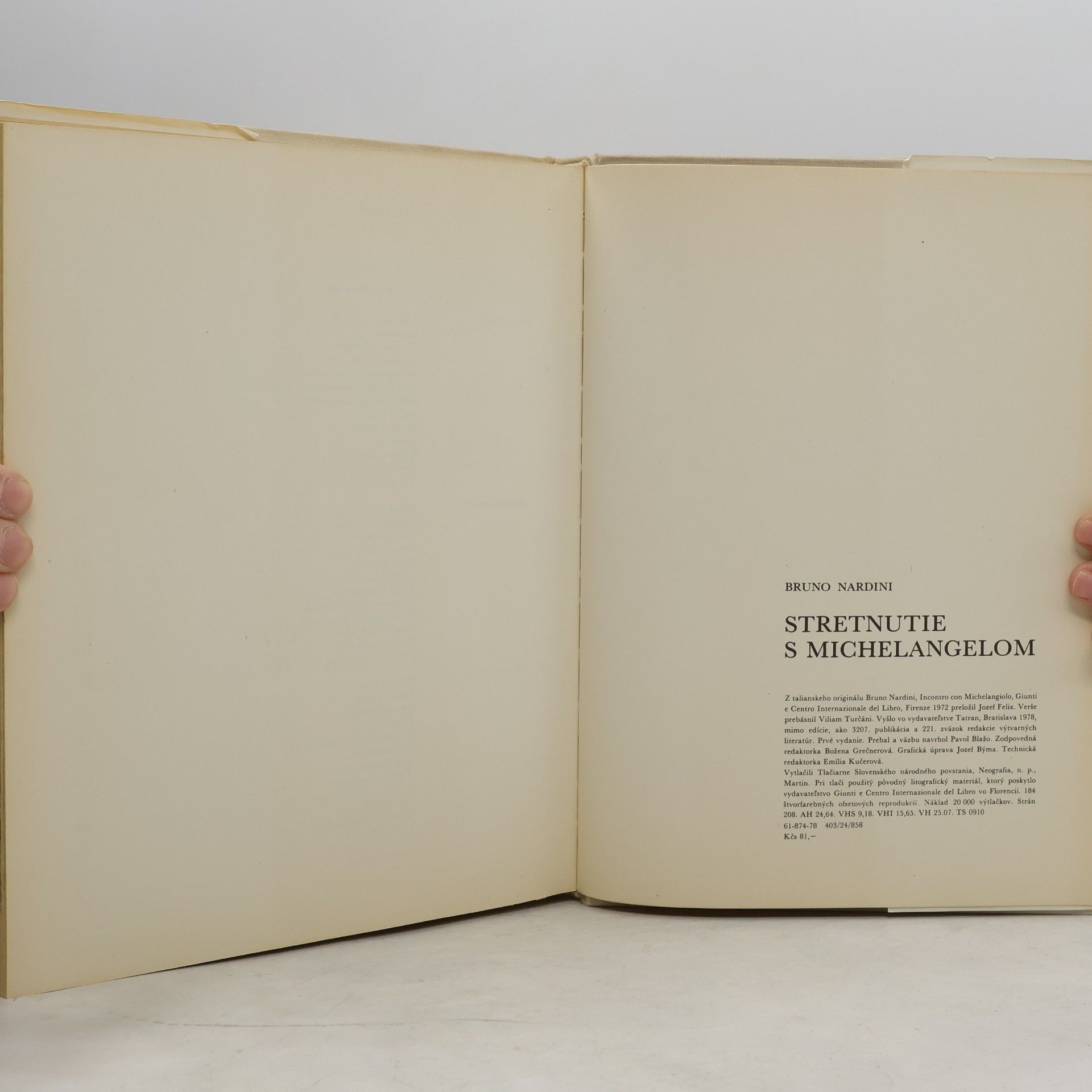 Bruno Nardini Stretnutie s Michelangelom