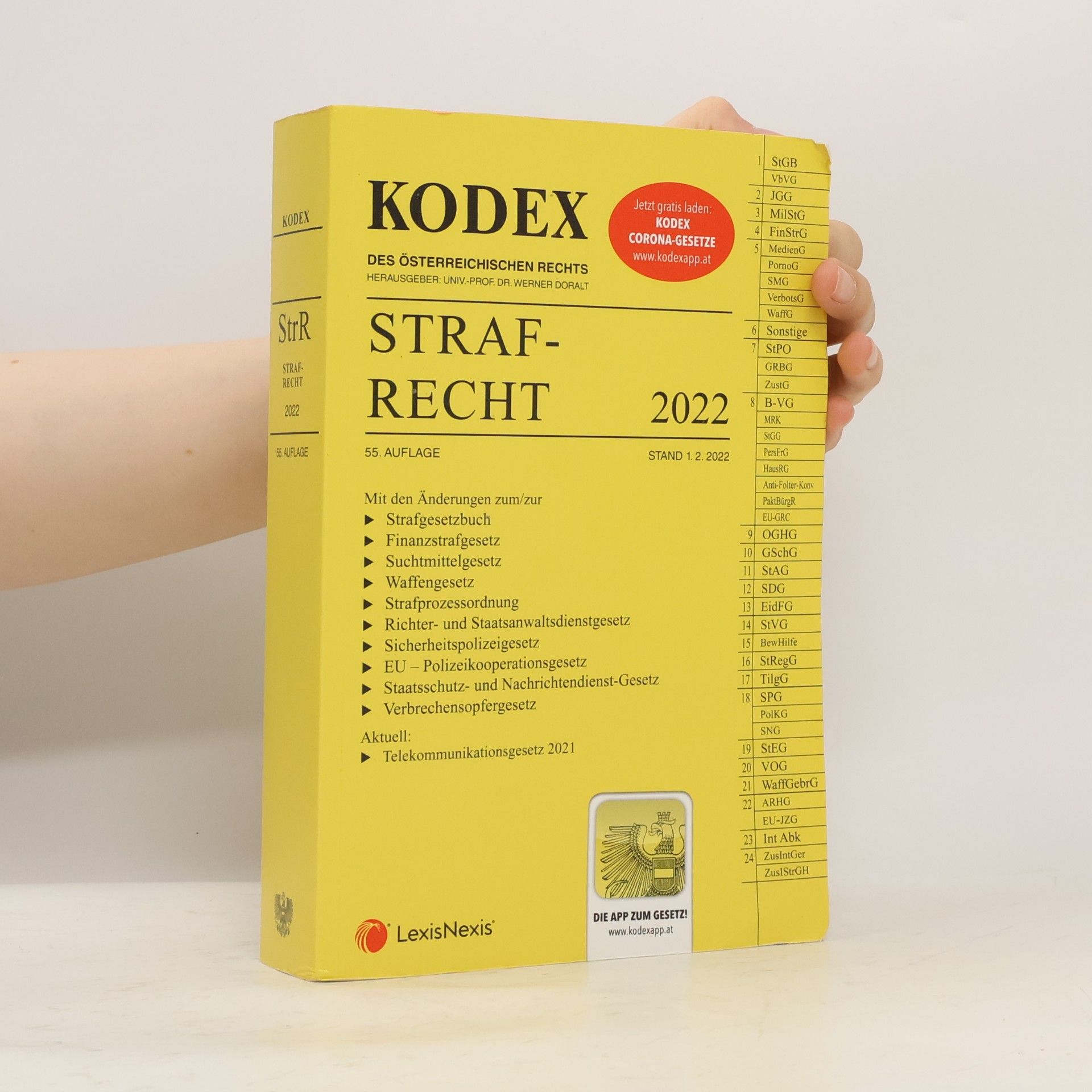 Various authors KODEX Strafrecht 2022