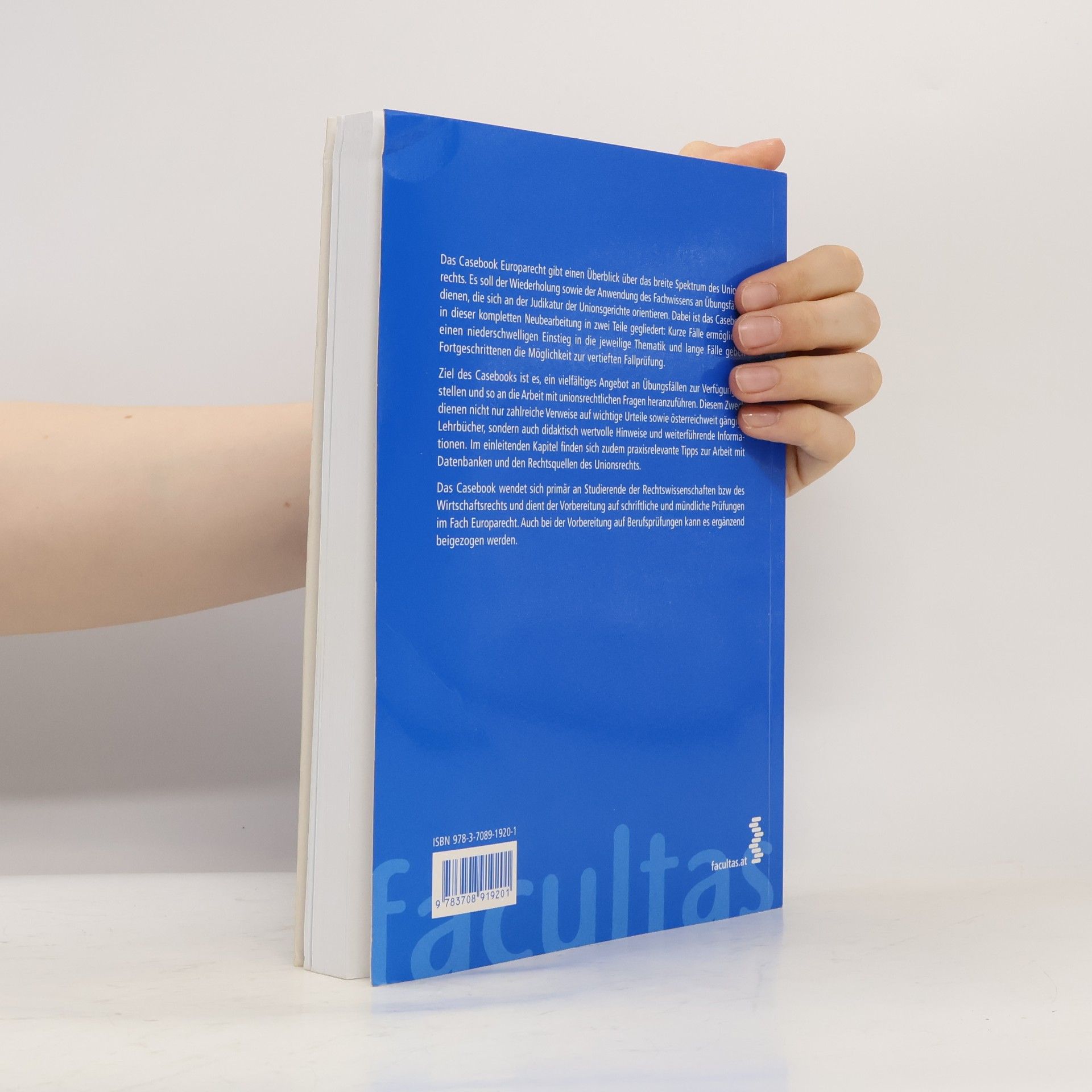 Moriz Kopetzki Manual: Casebook Europarecht