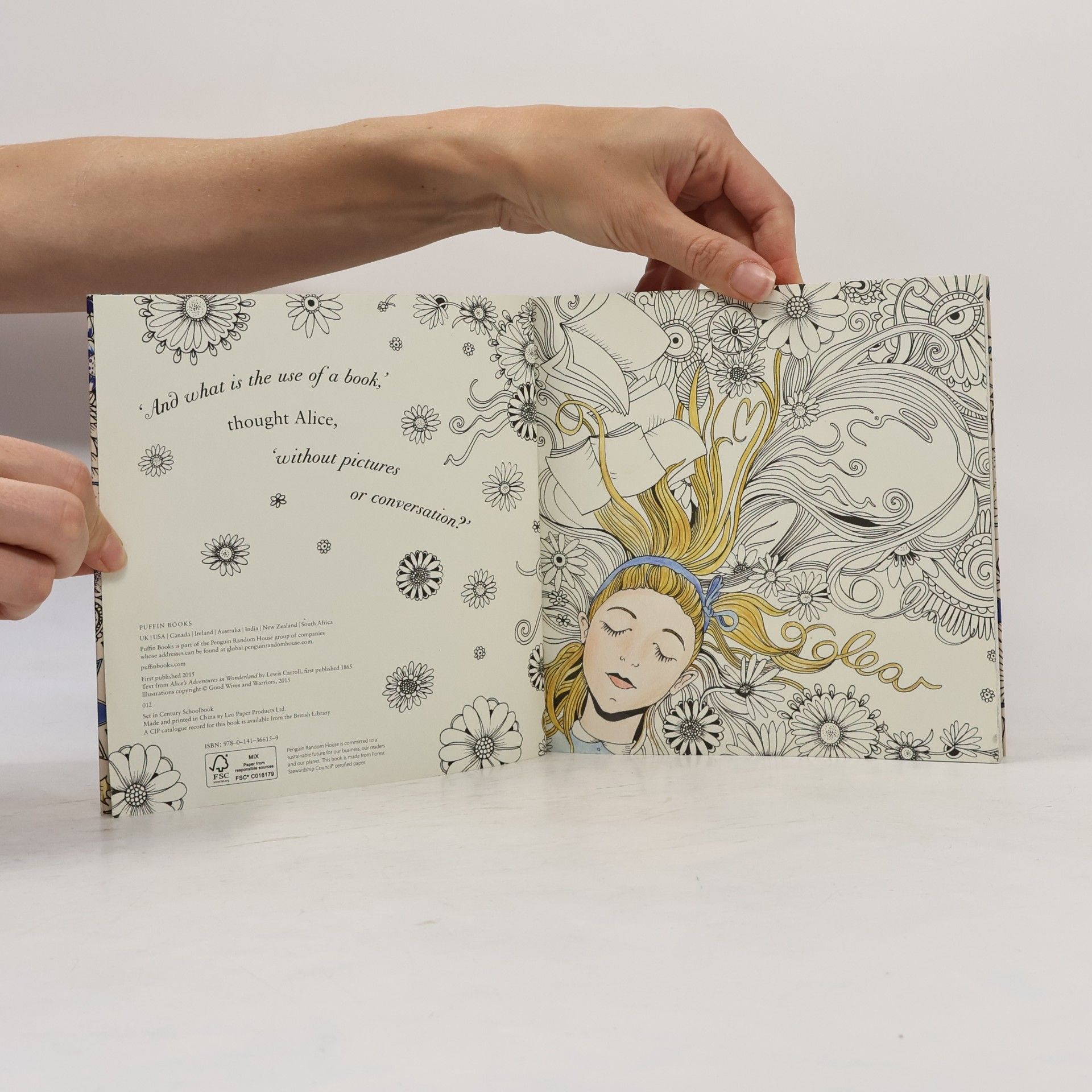 Becky Bolton Escape to Wonderland: A Colouring Book Adventure