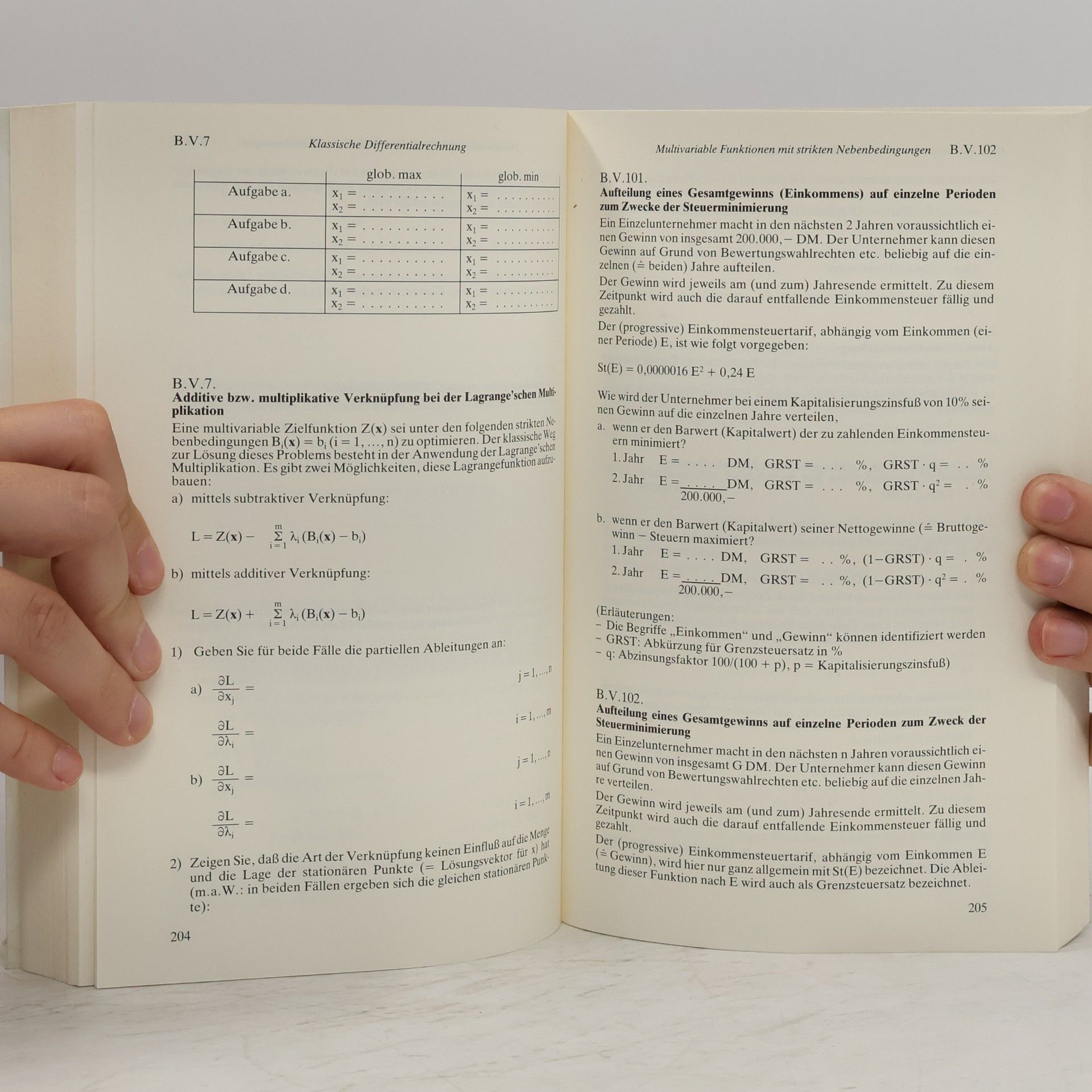 Hans G. Bartels Vahlens Übungsbücher der Wirtschafts- und Sozialwissenschaften: Übungen zur quantitativen Betriebswirtschaftslehre