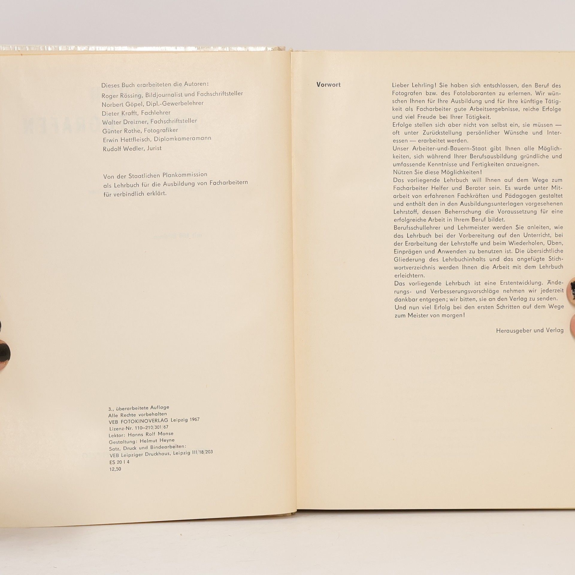 Dieter Krafft Lehrbuch für fotografen