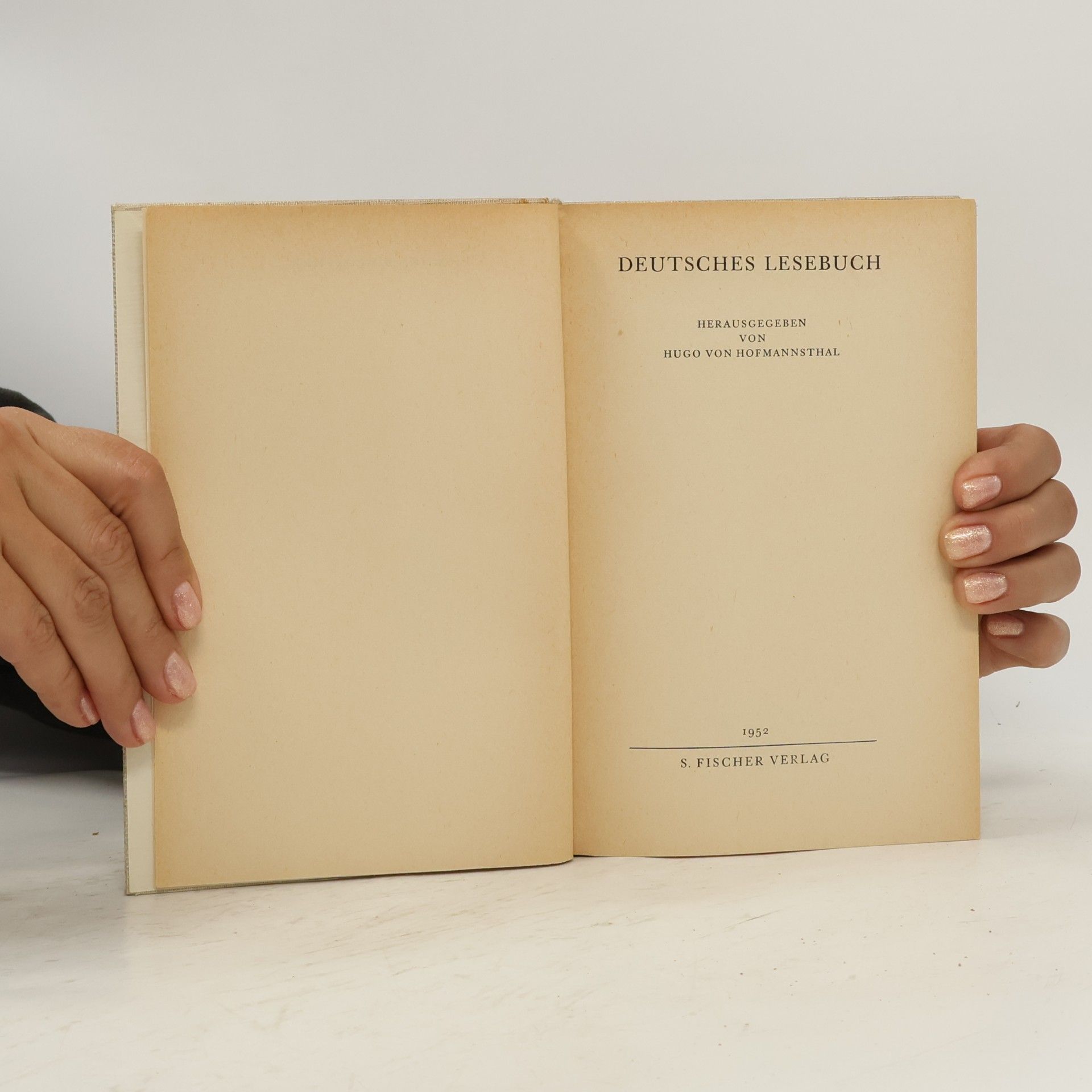 Hugo von Hofmannsthal Deutsches Lesebuch