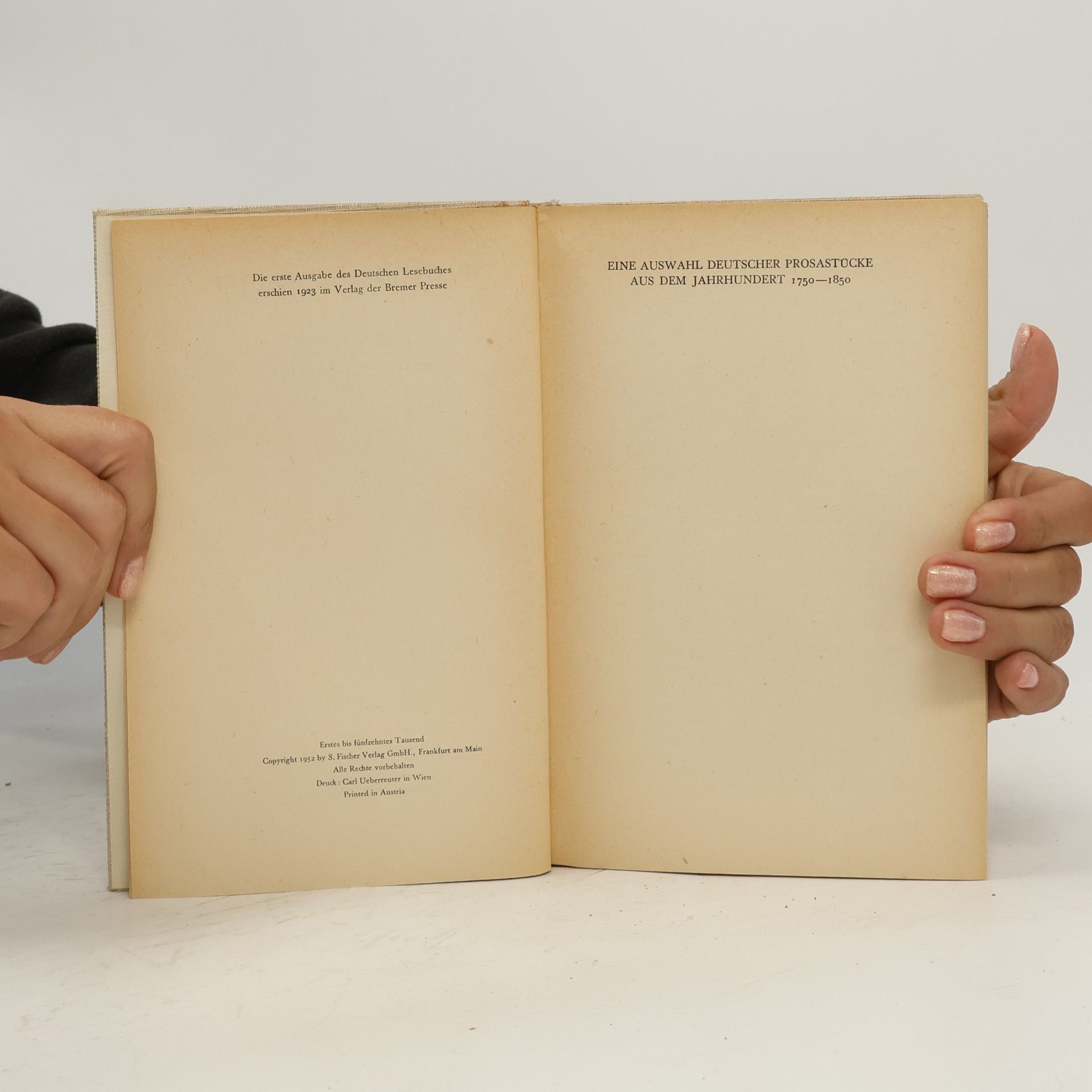 Hugo von Hofmannsthal Deutsches Lesebuch