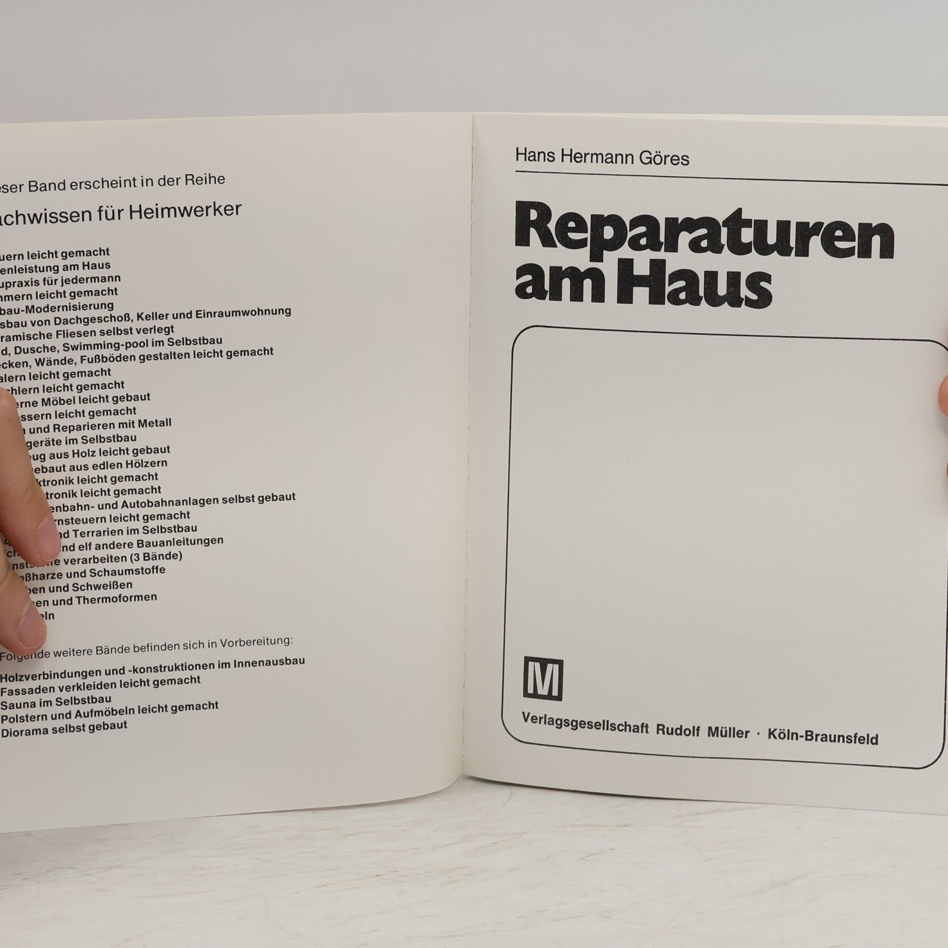 Hans Hermann Göres Reparaturen am Haus