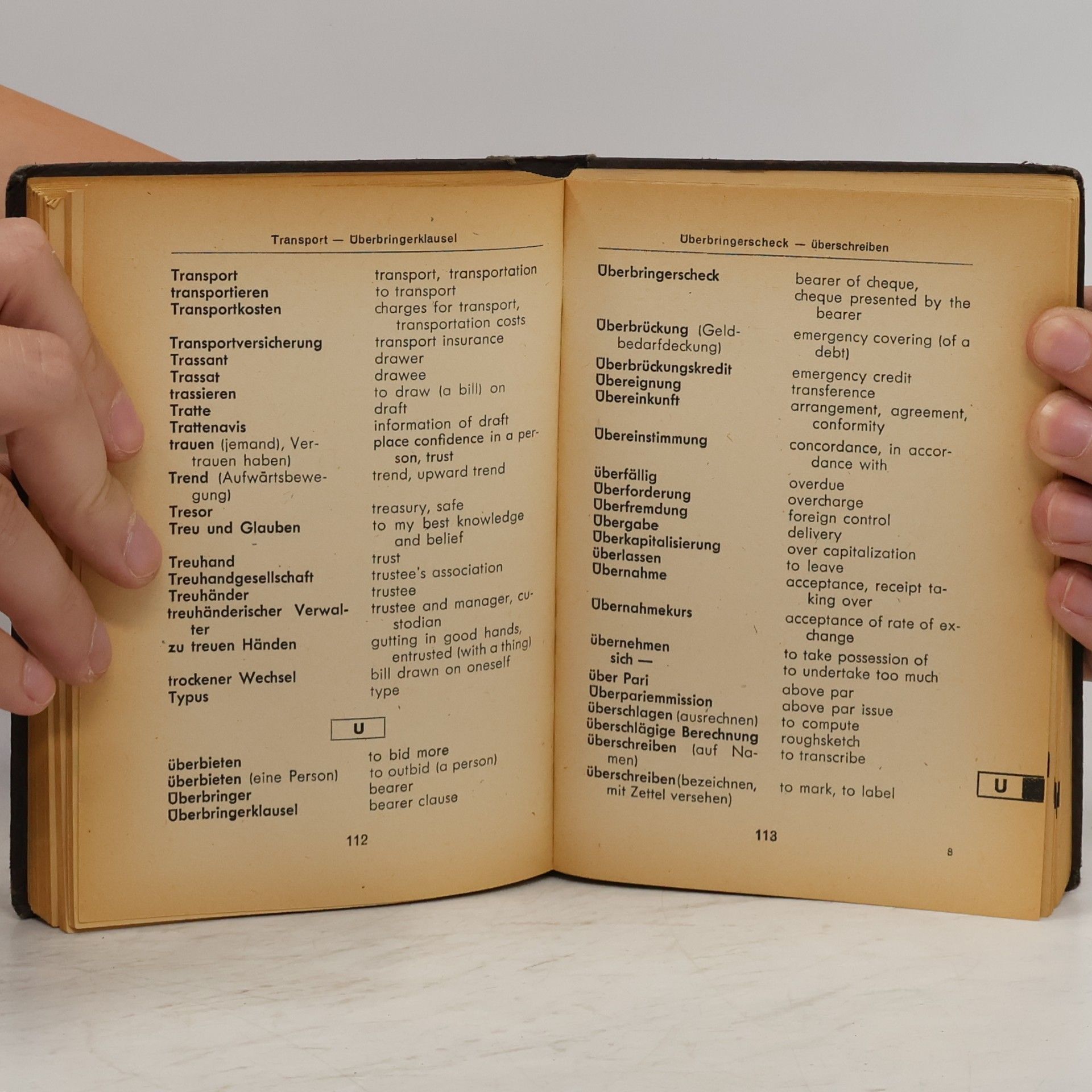 J. C. W. Franck Spezialwörterbuch für Büro, Bank und Treuhandwesen