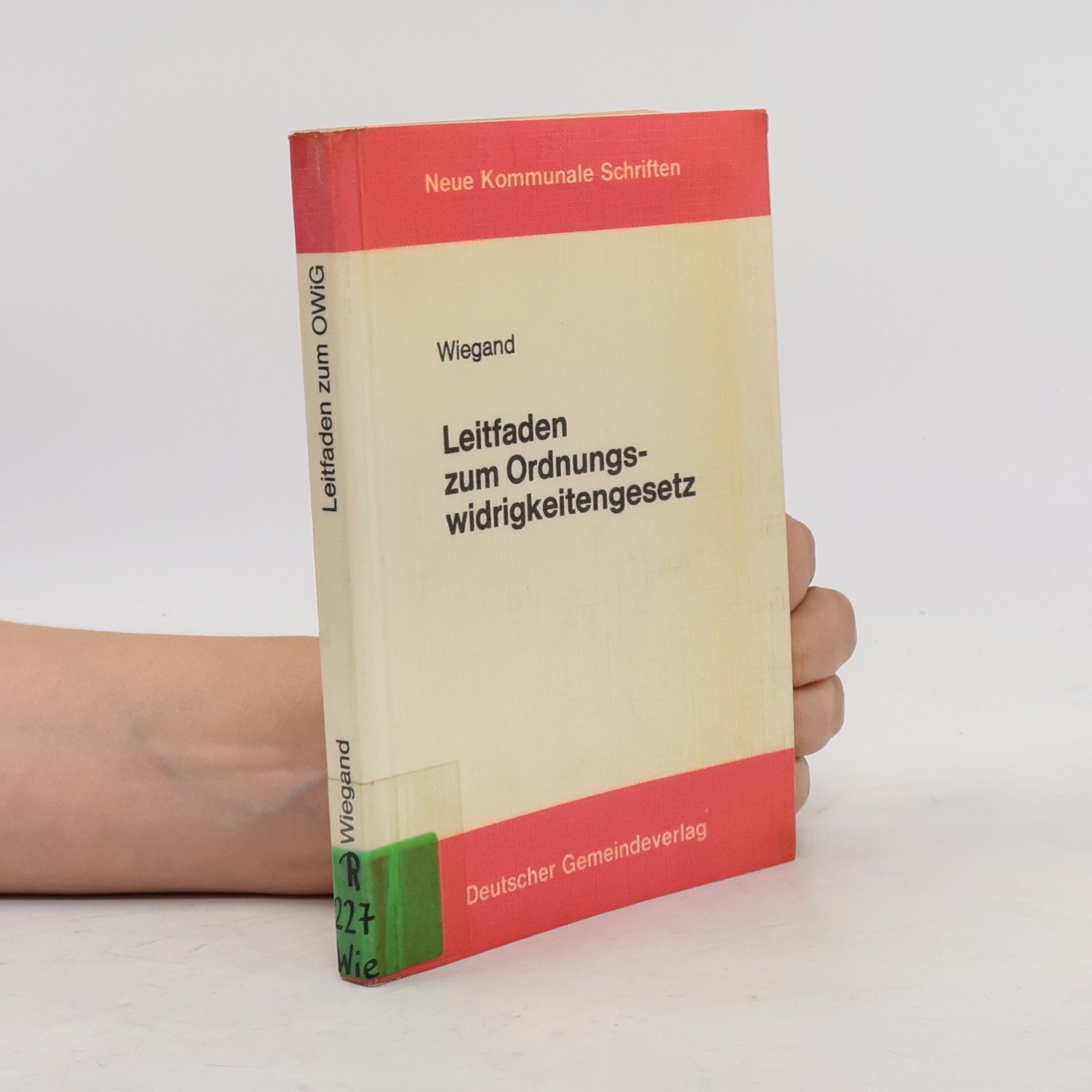 Leitfaden zum Ordnungswidrigkeitengesetz