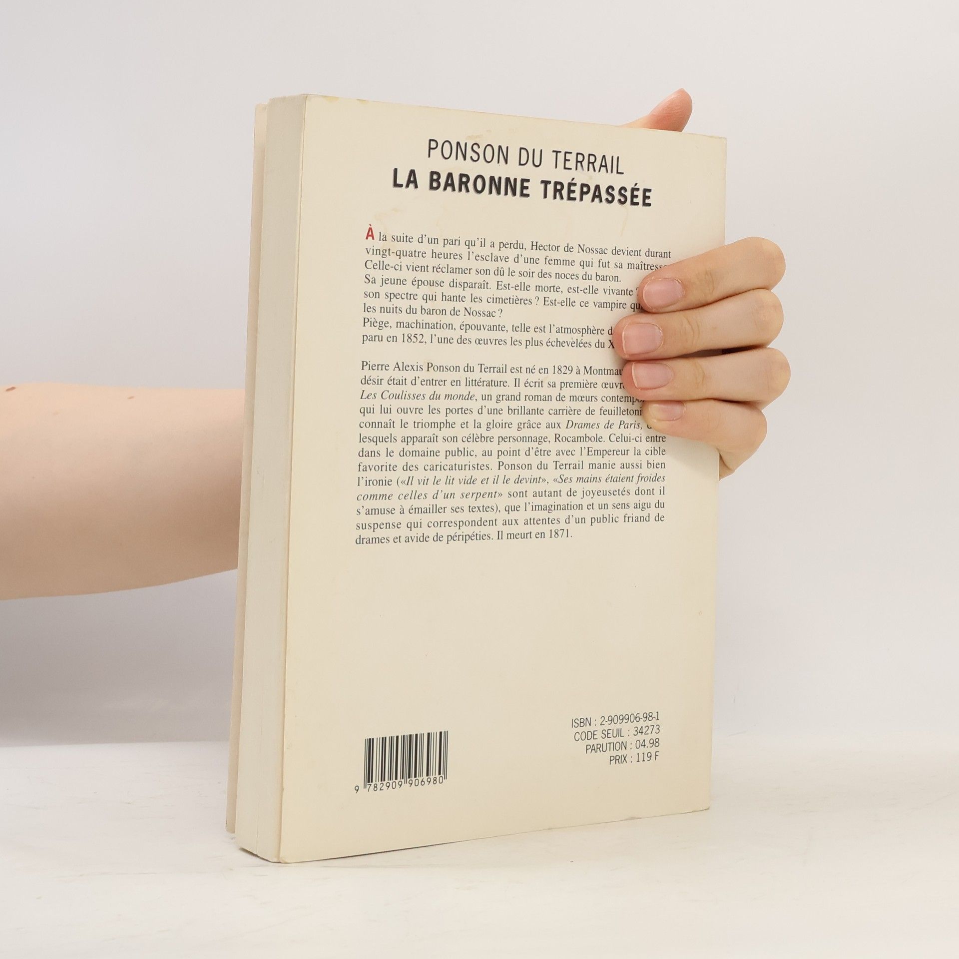 Pierre Alexis de Ponson du Terrail La baronne trépassée