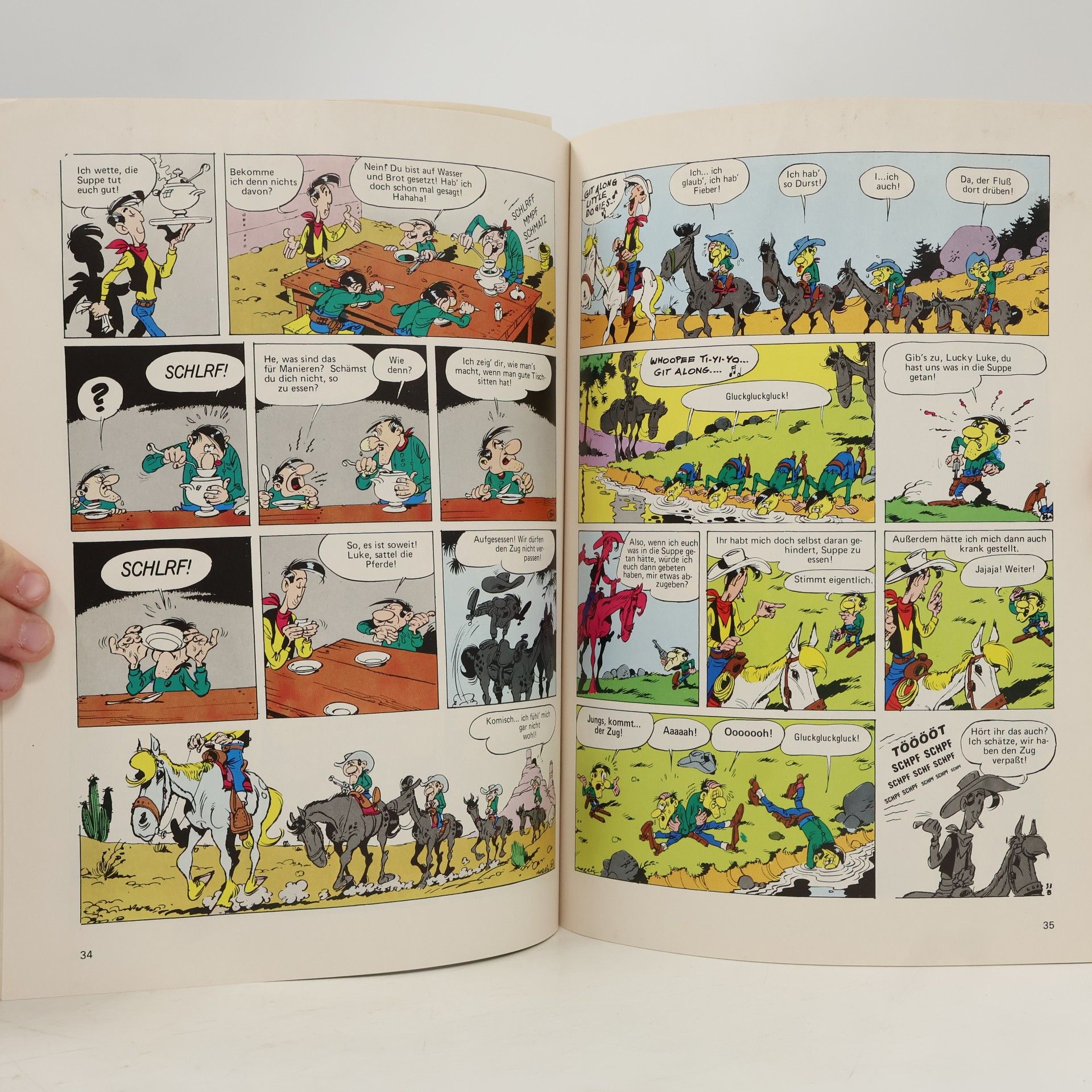 René Goscinny Lucky Luke. Band 17. Die Daltons brechen aus