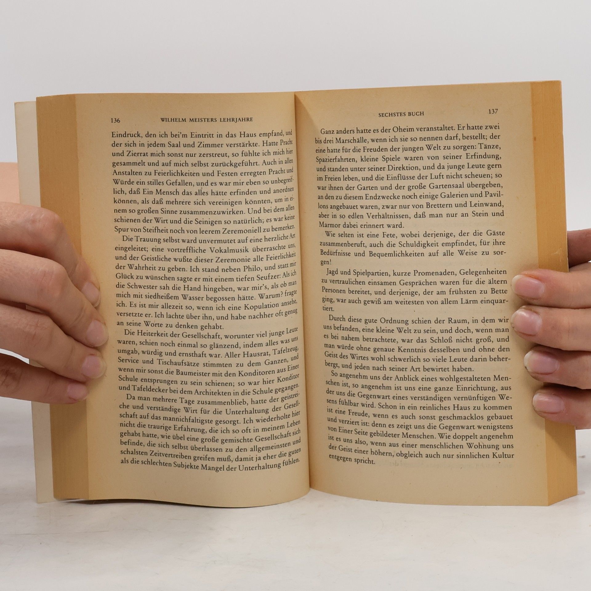 Johann Wolfgang von Goethe Wilhelm Meisters Lehrjahre Fuenftes bis
