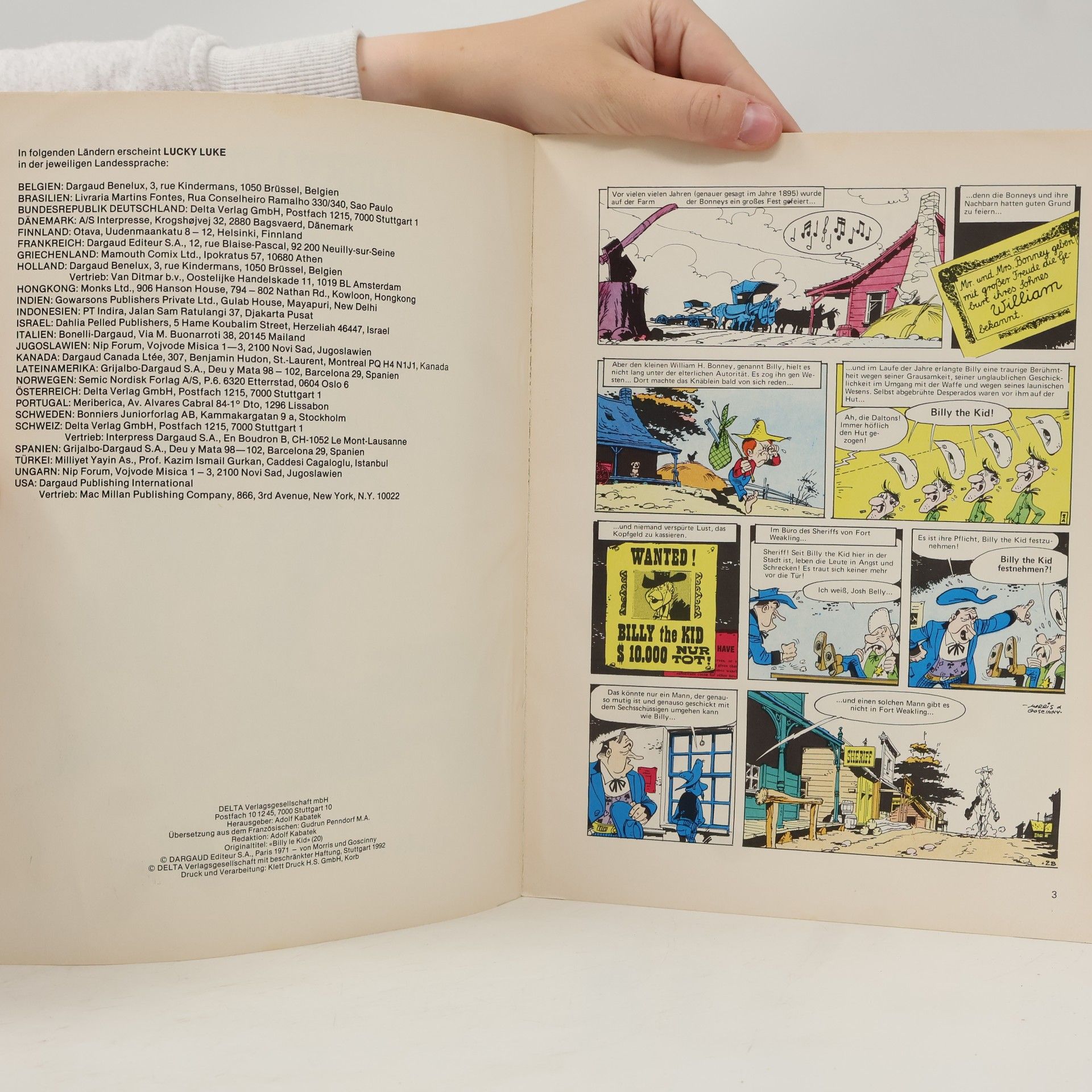 René Goscinny Lucky Luke - Billy the Kid