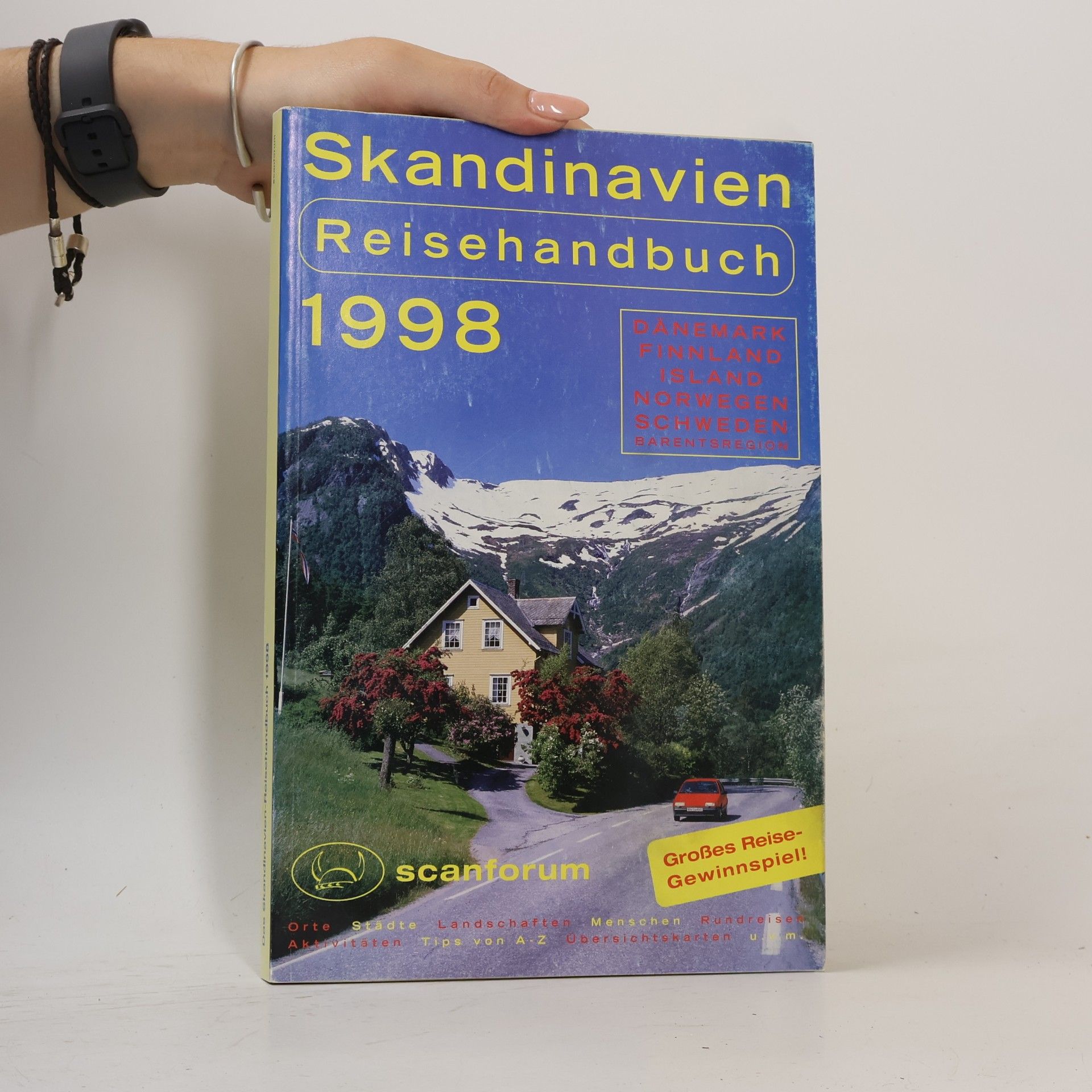 Various authors Skandinavien Reisehandbuch 1998. Dänemark, Finnland, Island, Norwegen, Schweden, Barentsregion