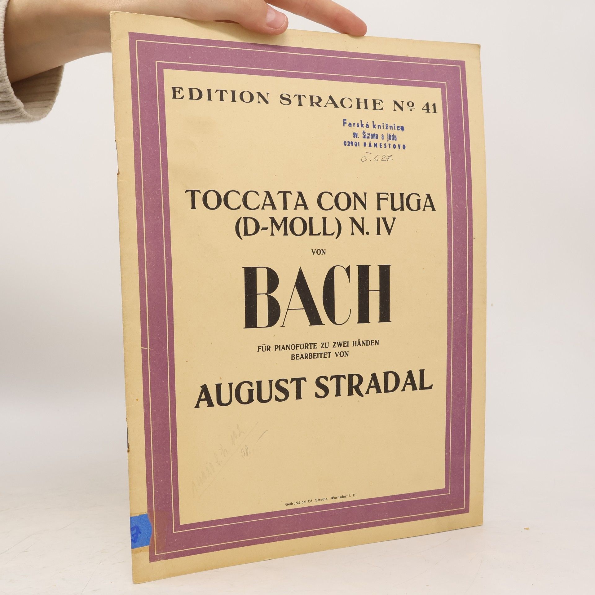 kolektiv Toccata con fuga (d-moll) N. IV