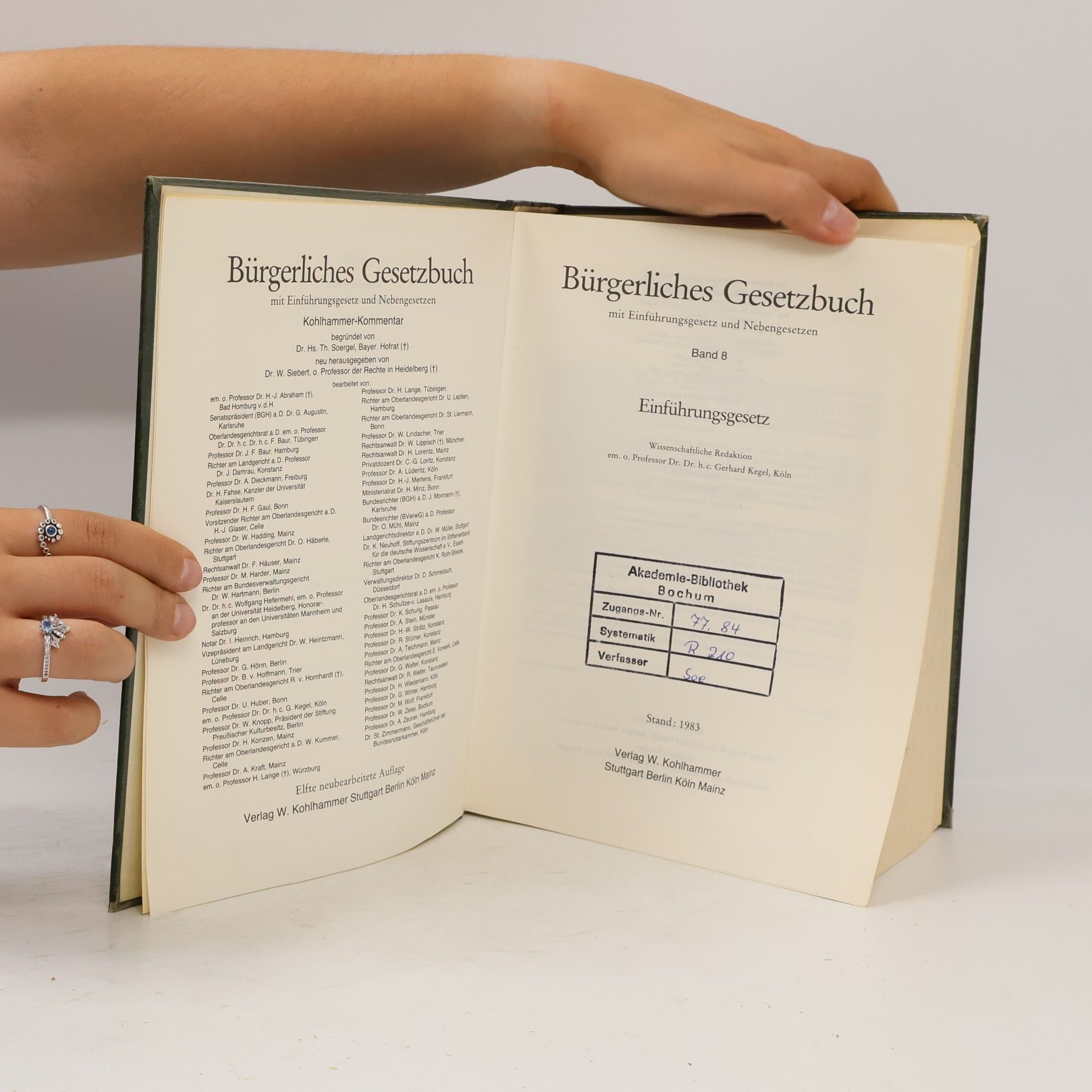 Gerhard Kegel Bürgerliches Gesetzbuch