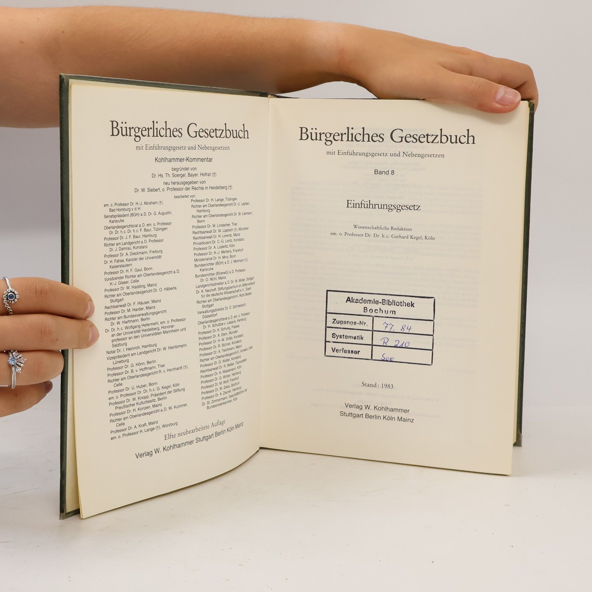 Gerhard Kegel Bürgerliches Gesetzbuch