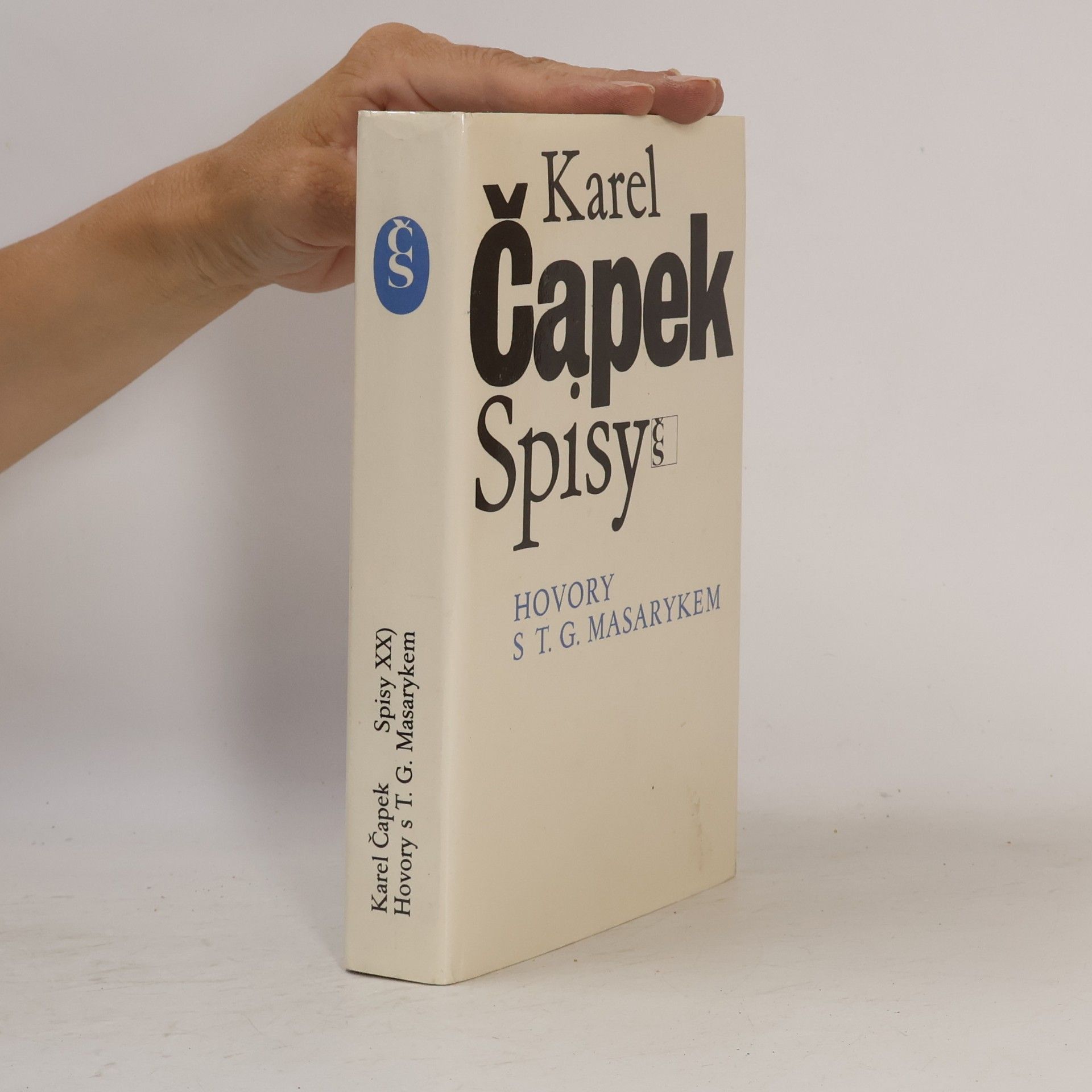Karel Čapek Hovory s T. G. Masarykem
