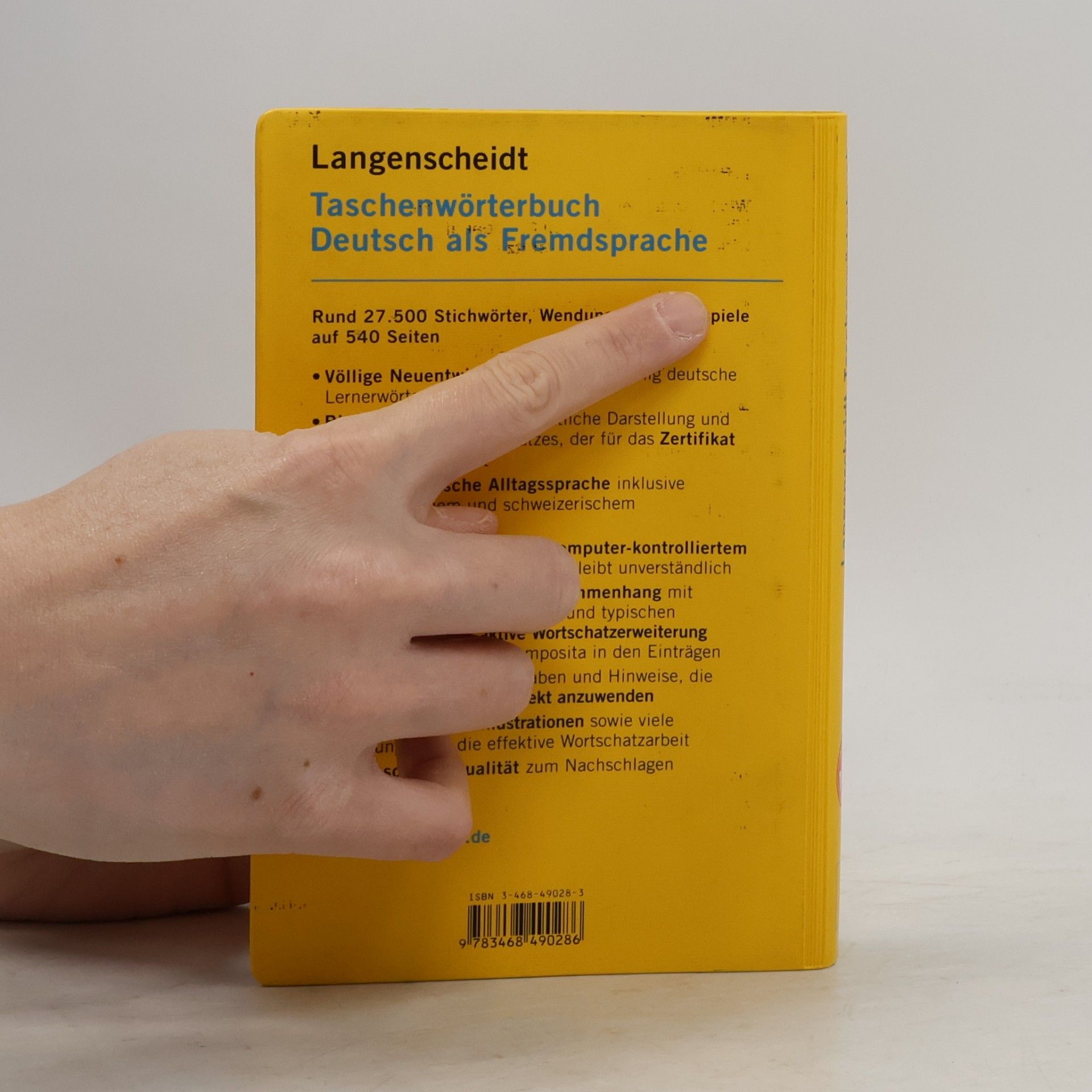 Hans Wellmann Langenscheidt Taschenwörterbuch Deutsch als Fremdsprache