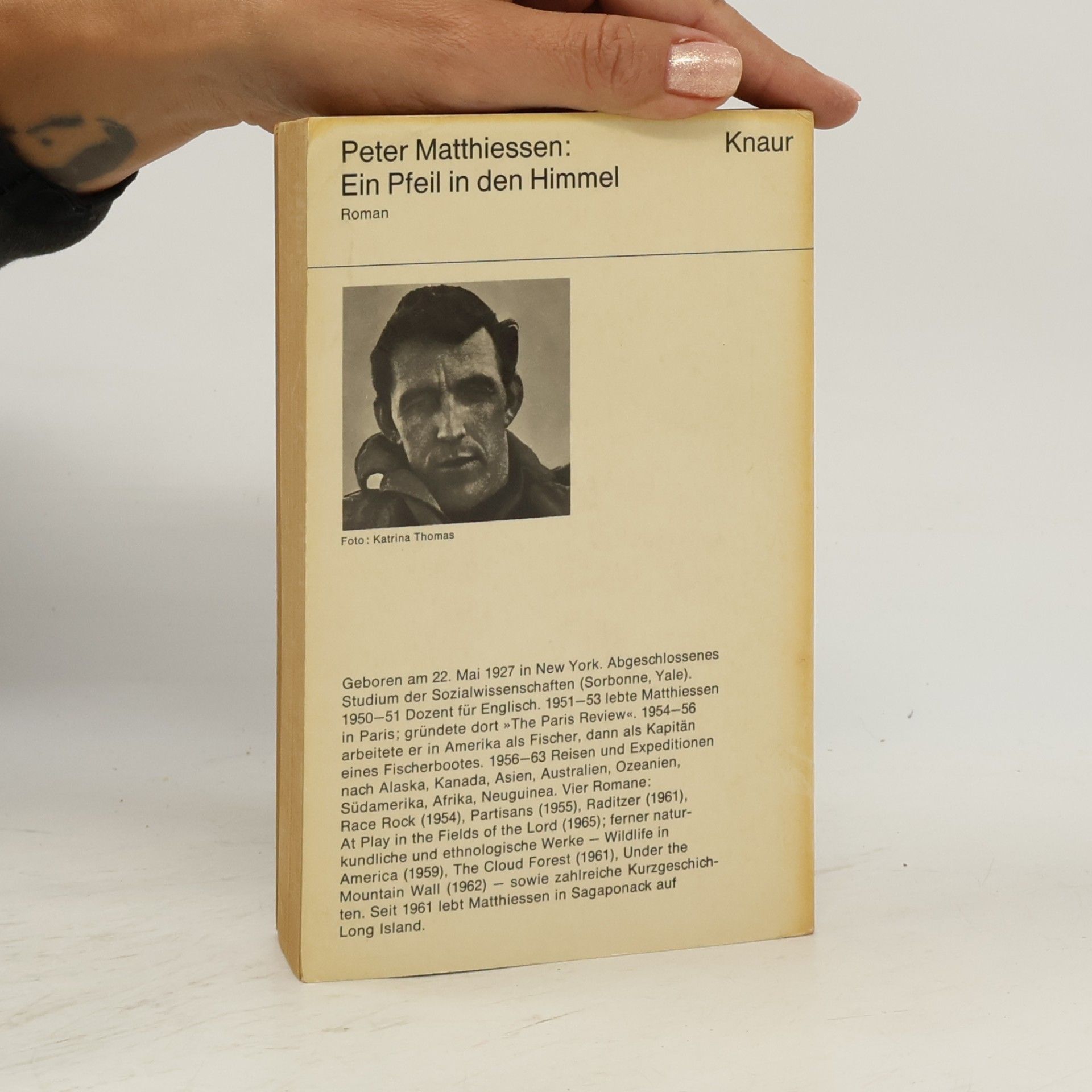 Peter Matthiessen Ein Pfeil in den Himmel