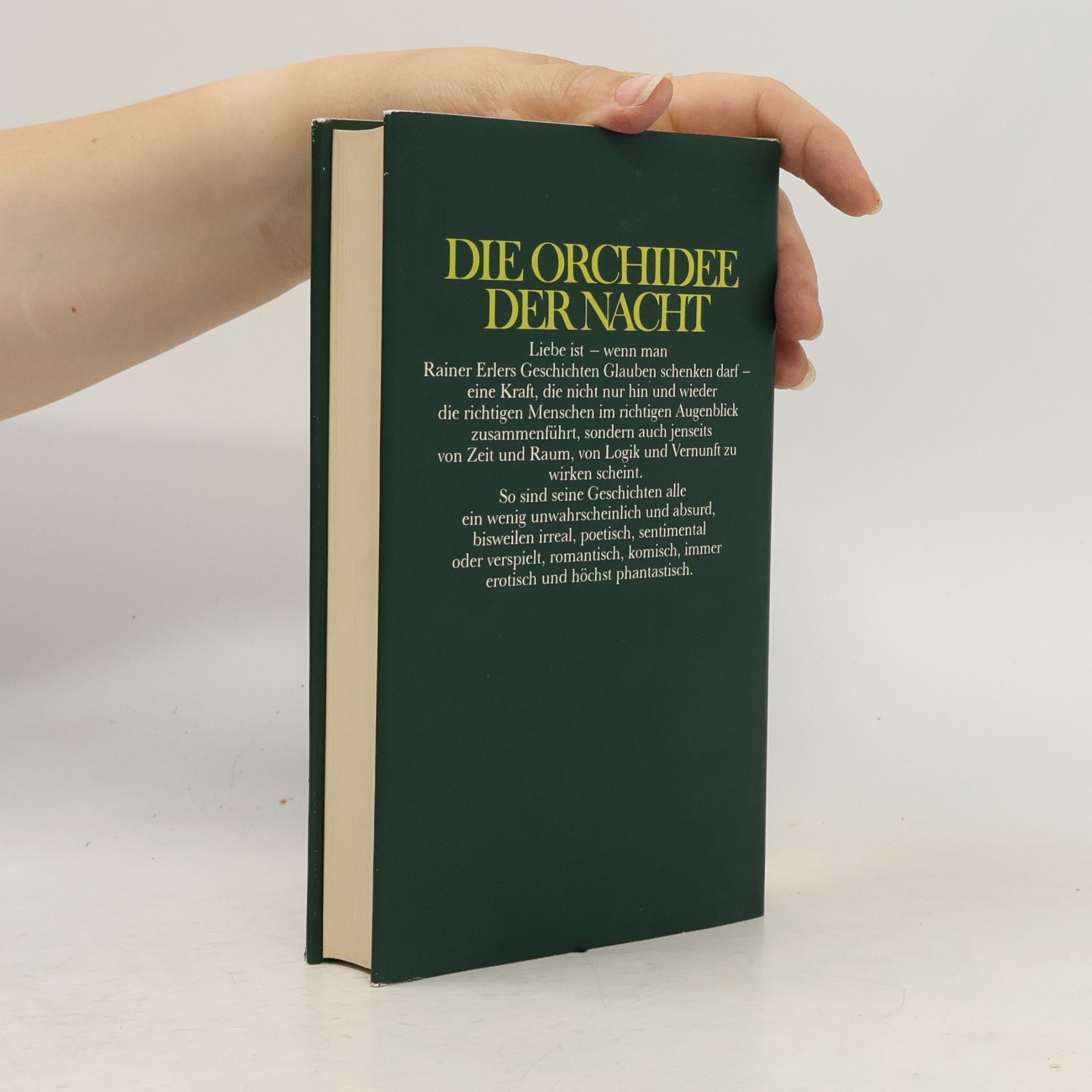 Rainer Erler Die Orchidee der Nacht