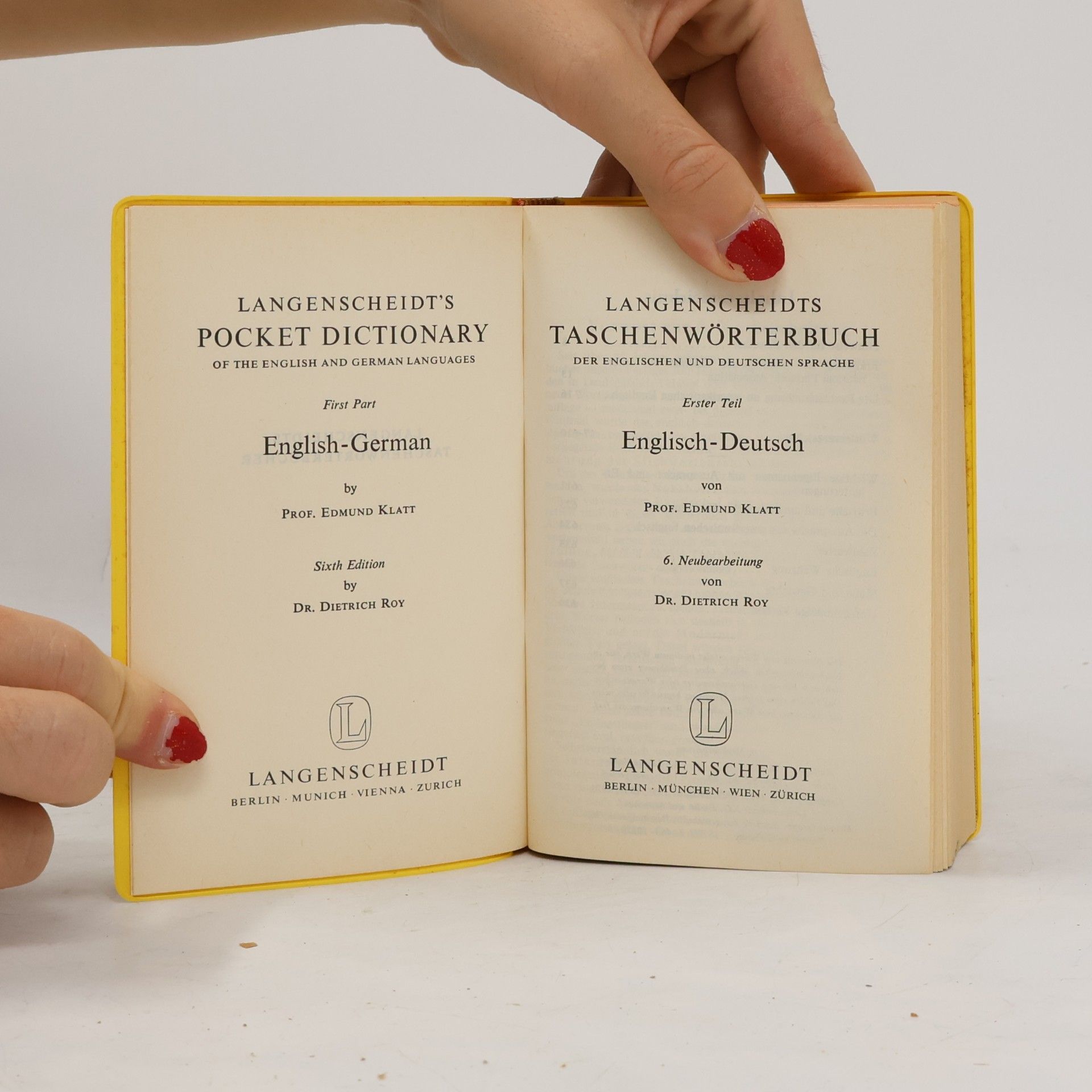 kolektiv Langenscheidts Taschenwörterbuch I. Englisch-Deutsch