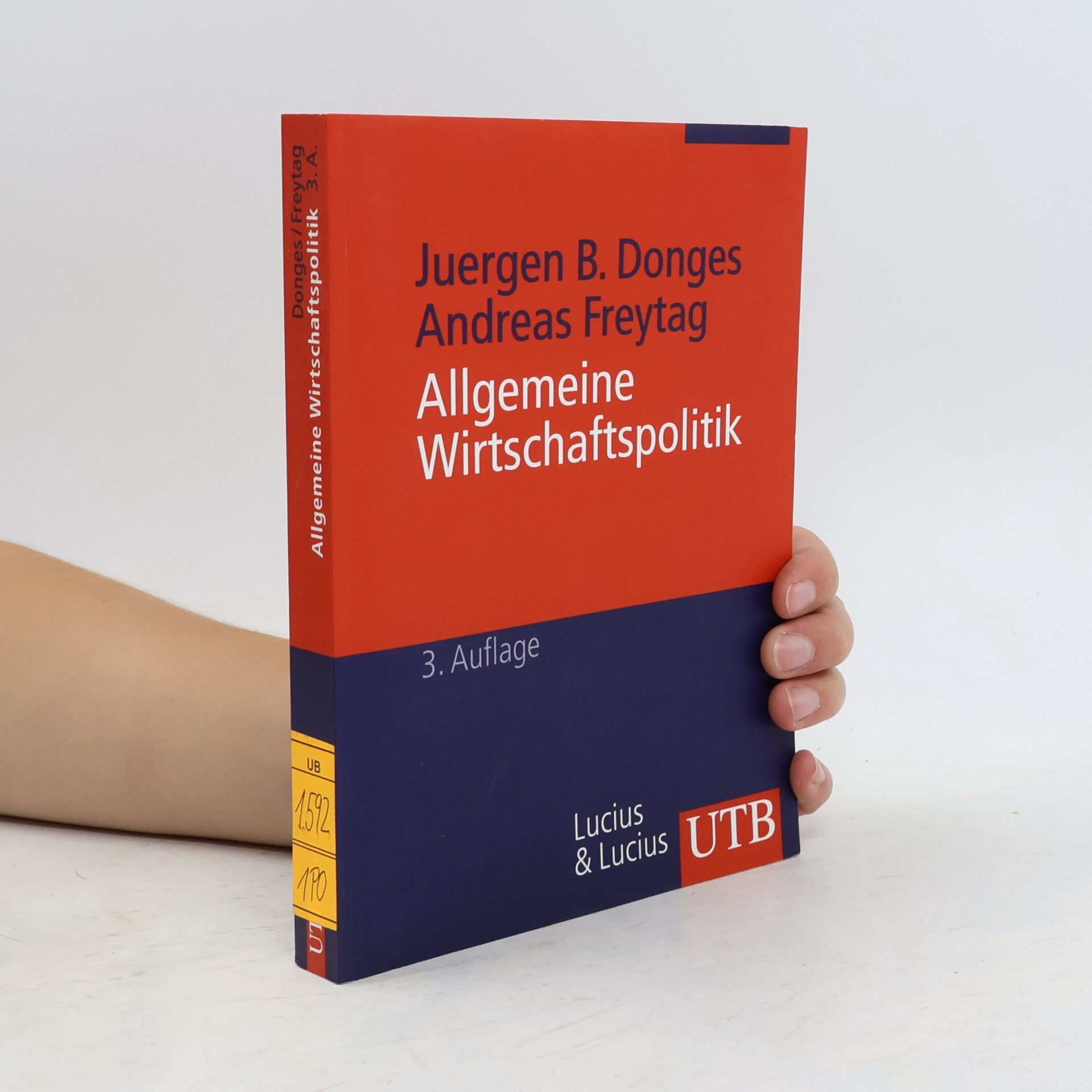 Juergen B Donges Allgemeine Wirtschaftspolitik