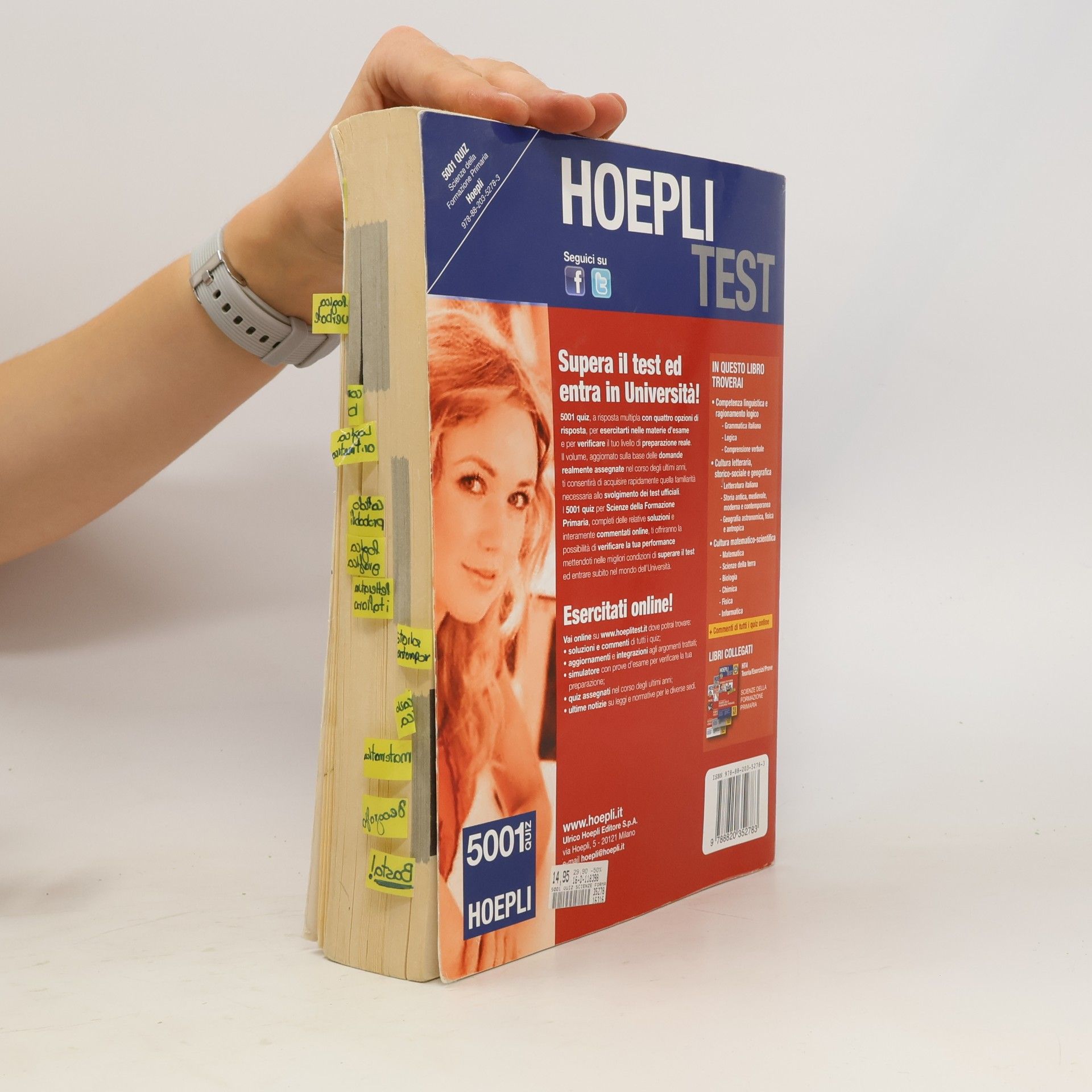 Hoepli test. 5001 quiz per entrare in università. Per le prove di ammissione a: Scienze della formazione primaria
