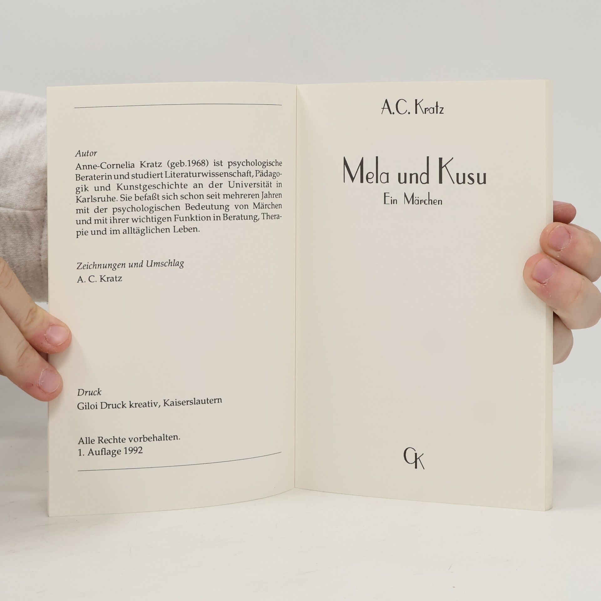 A. C. Kratz Mela und Kusu