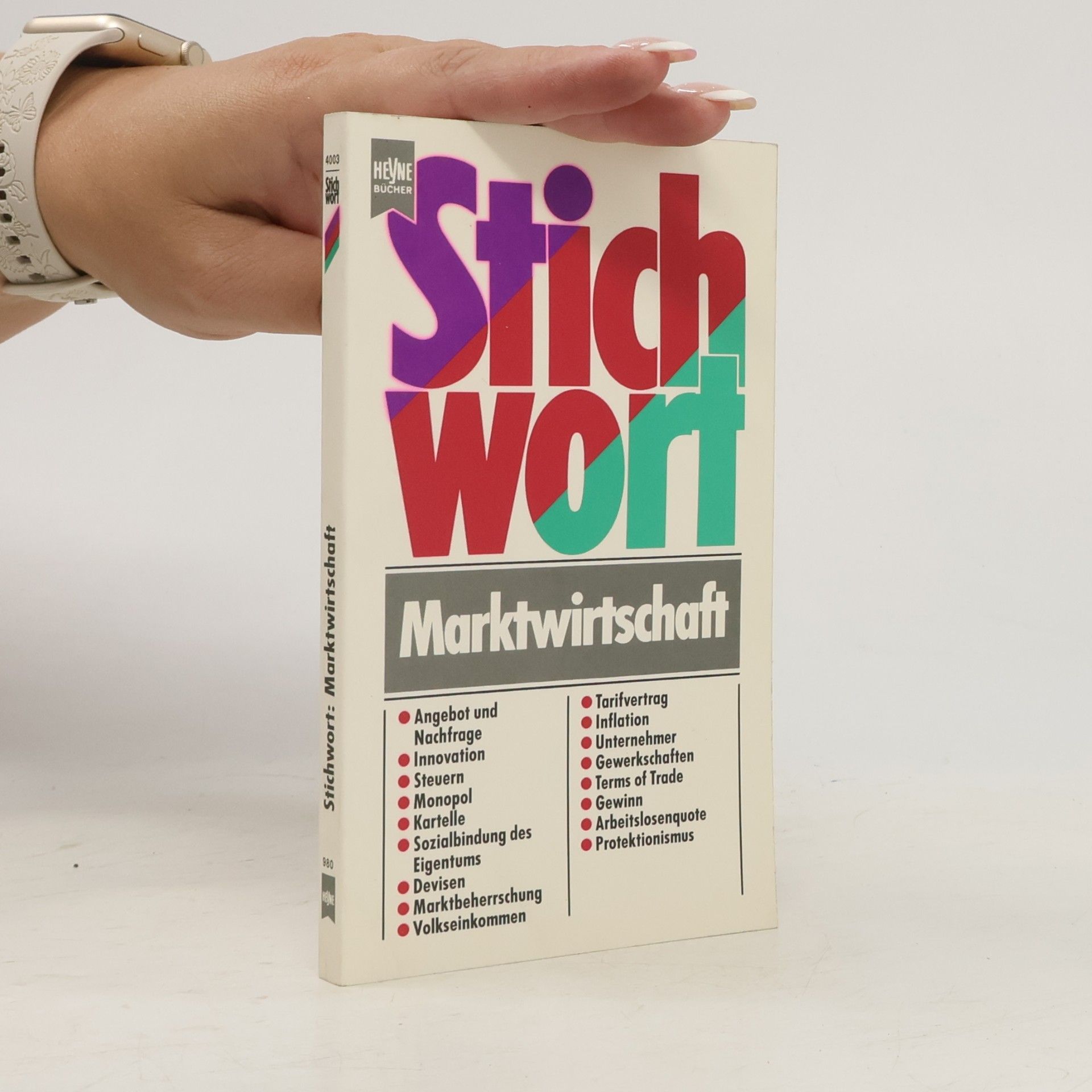 Michaela Wimmer Stichwort Marktwirtschaft