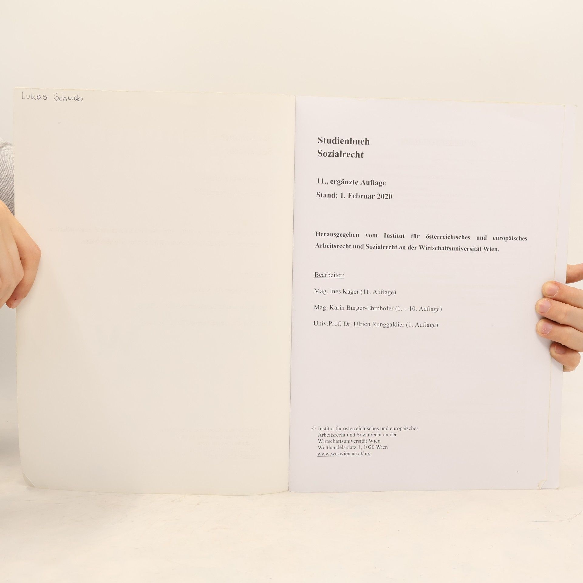kolektiv Studienbuch Sozialrecht