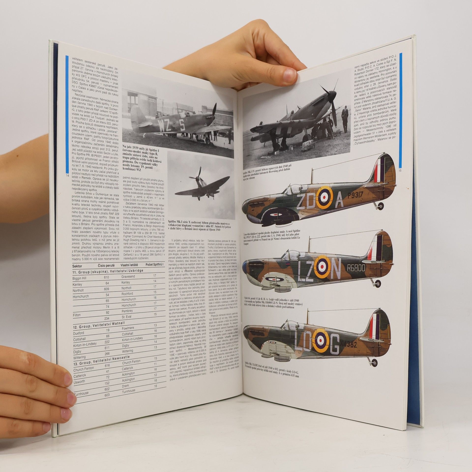 Zdeněk Hurt Supermarine Spitfire Mk. I-IIen