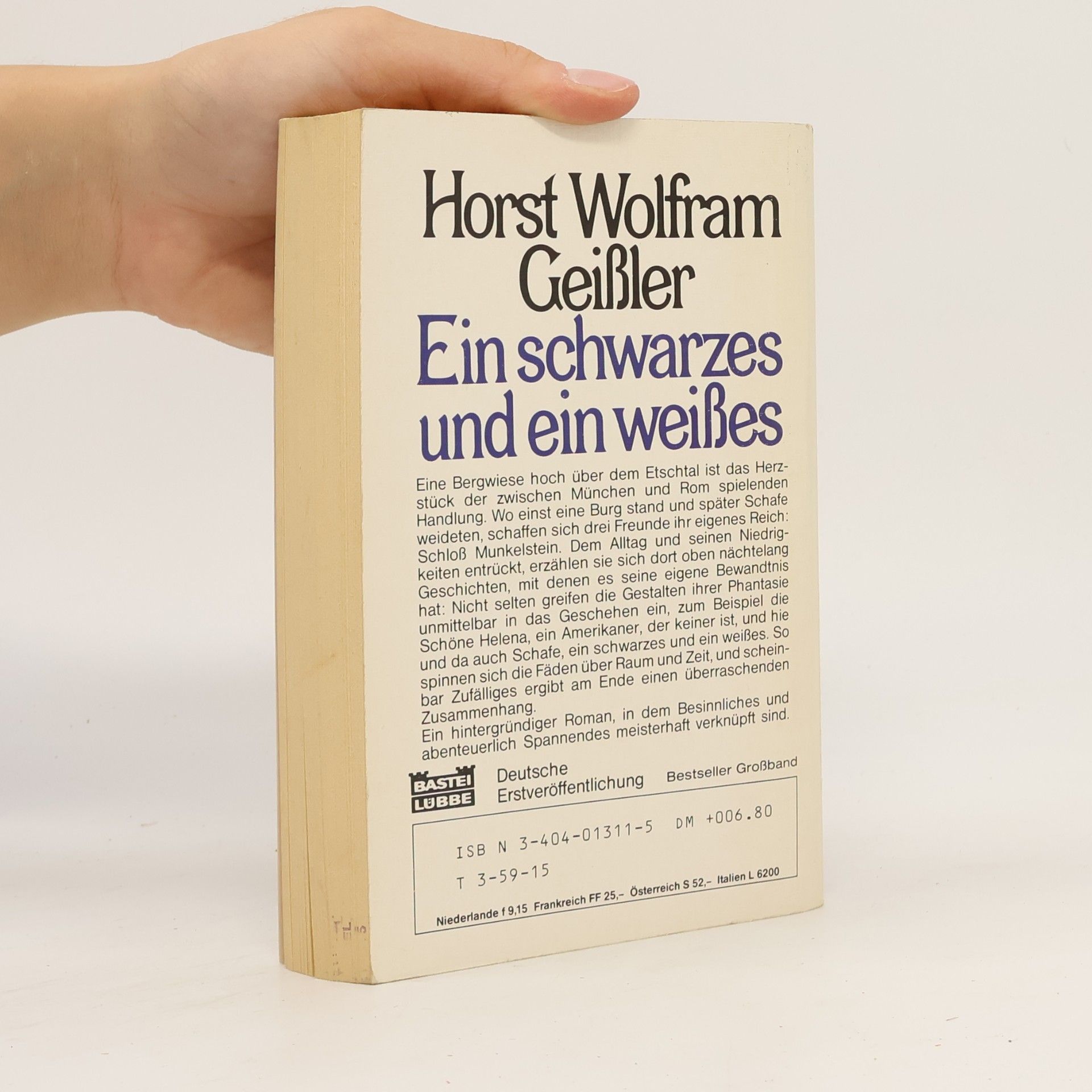 Horst Wolfram Geißler Ein schwarzes und ein weisses