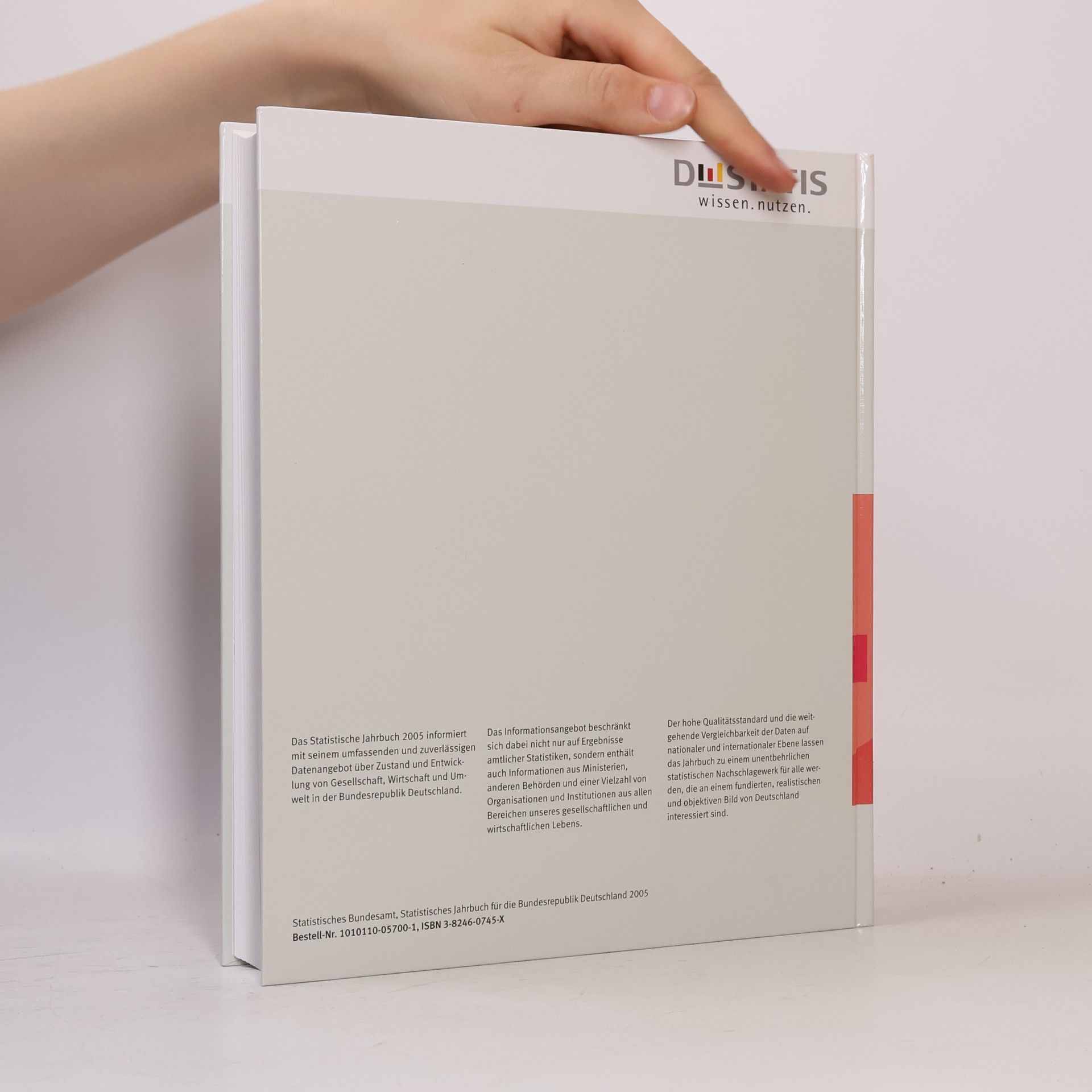 Statistisches Bundesamt Statistisches Jahrbuch 2005