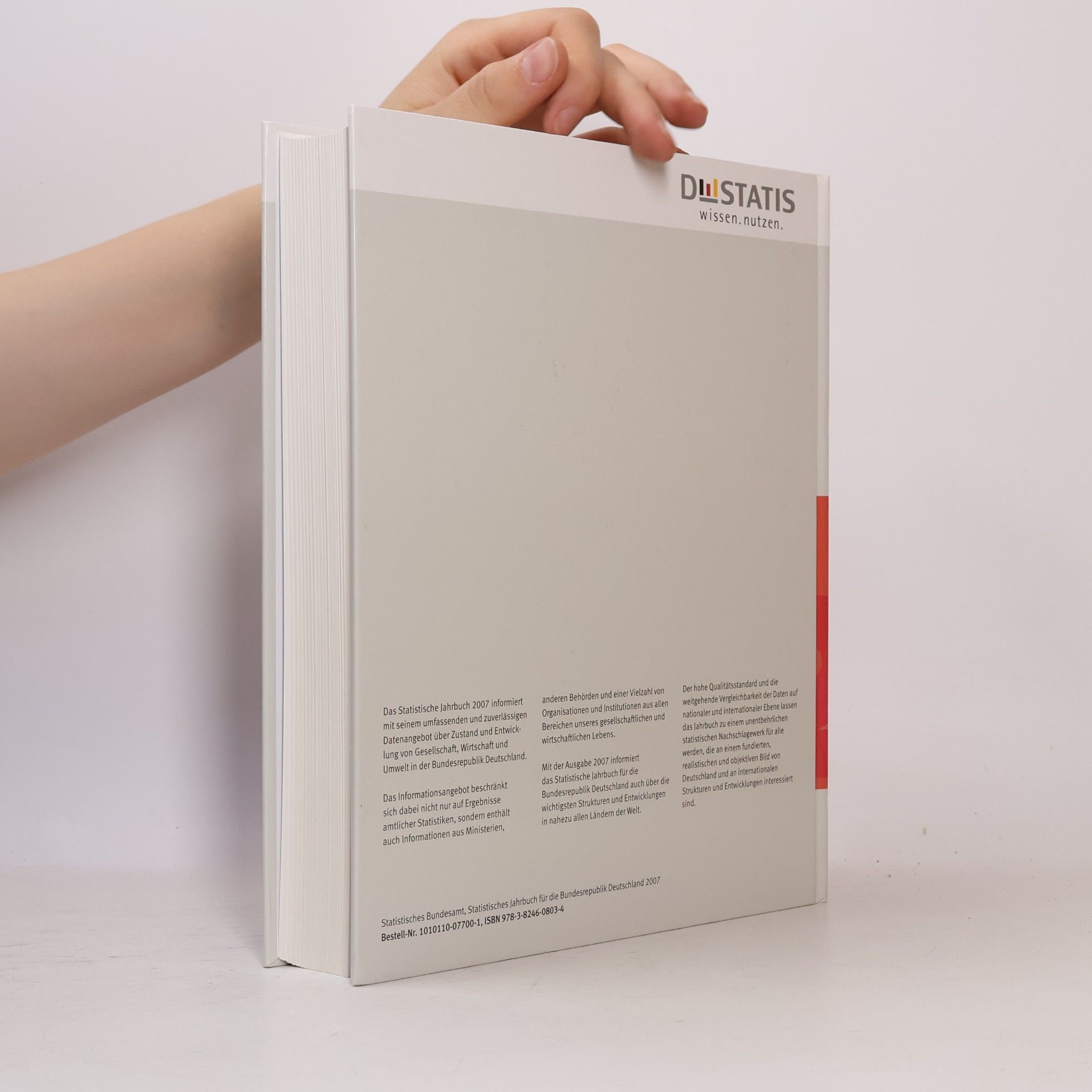 Statistisches Bundesamt Statistisches Jahrbuch 2007