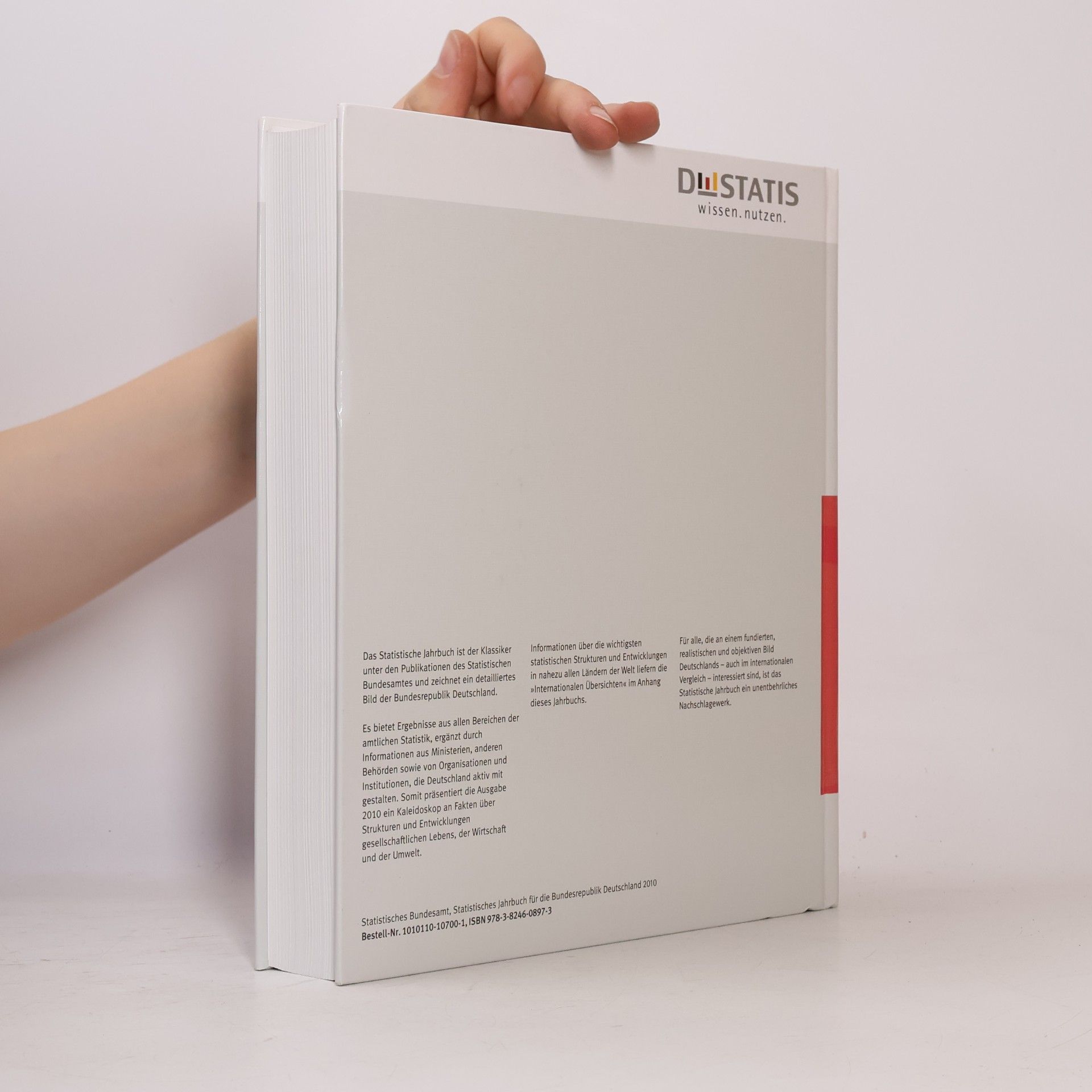 Unknown Author Statistisches Jahrbuch für die Bundesrepublik Deutschland 2010