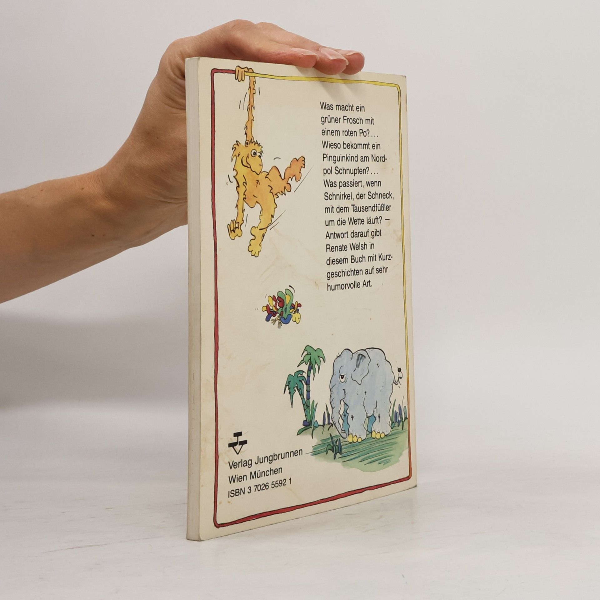 Renate Welsch Schnirkel, das Schneckenkind und andere Tiergeschichten - In Schreibschrift geschrieben