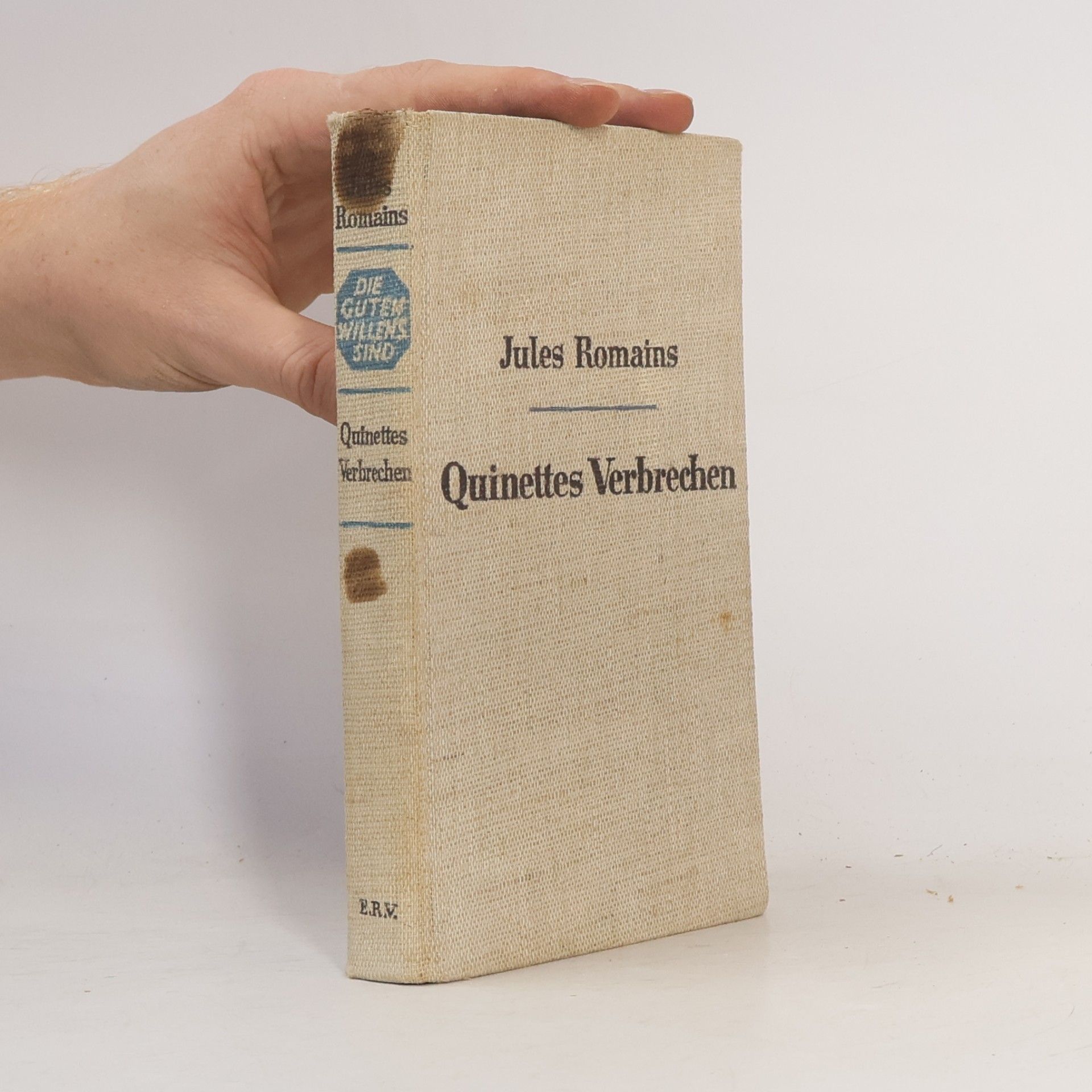 Jules Romains Quinettes Verbrechen