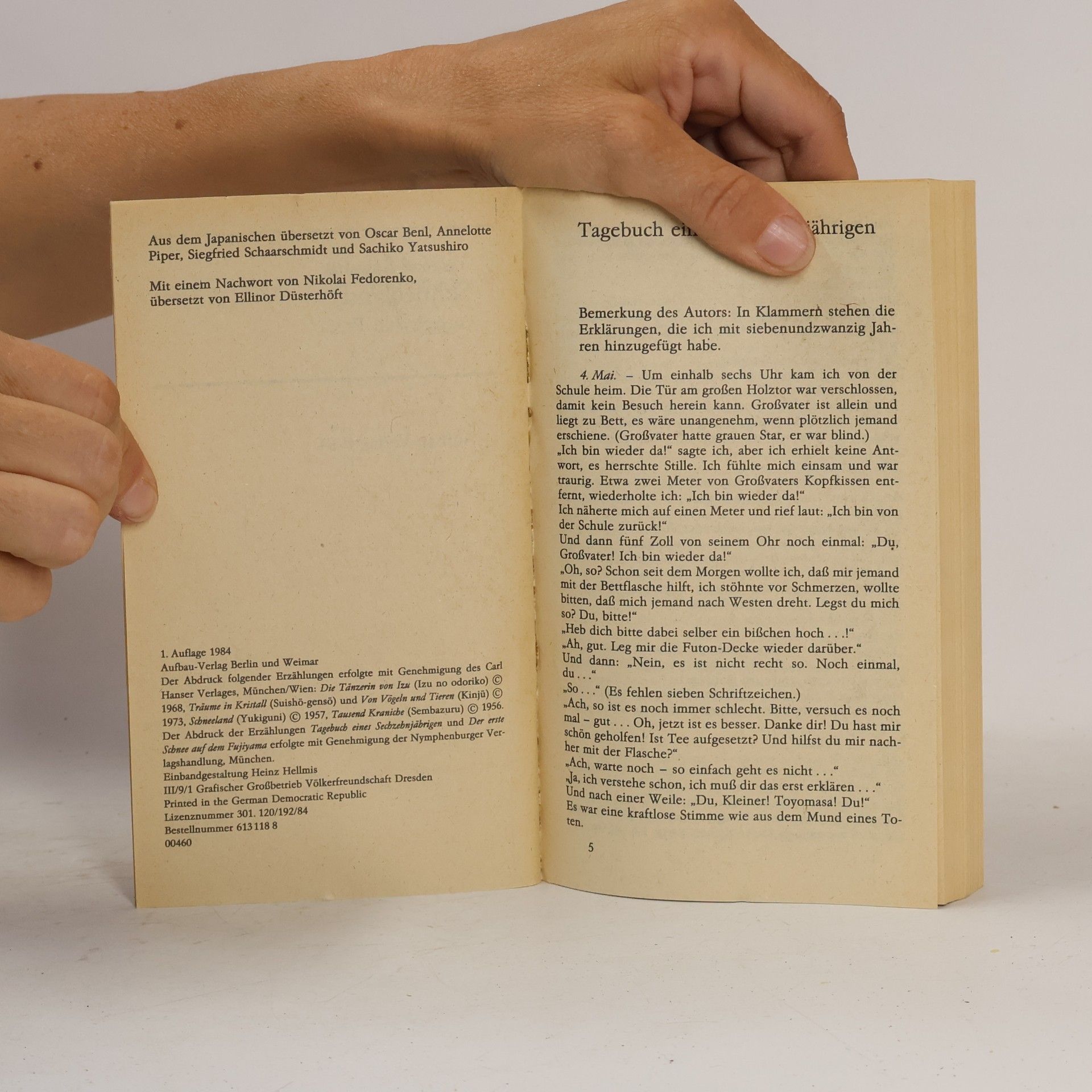 Jasunari Kawabata Schneeland. Ausgewählte Prosa